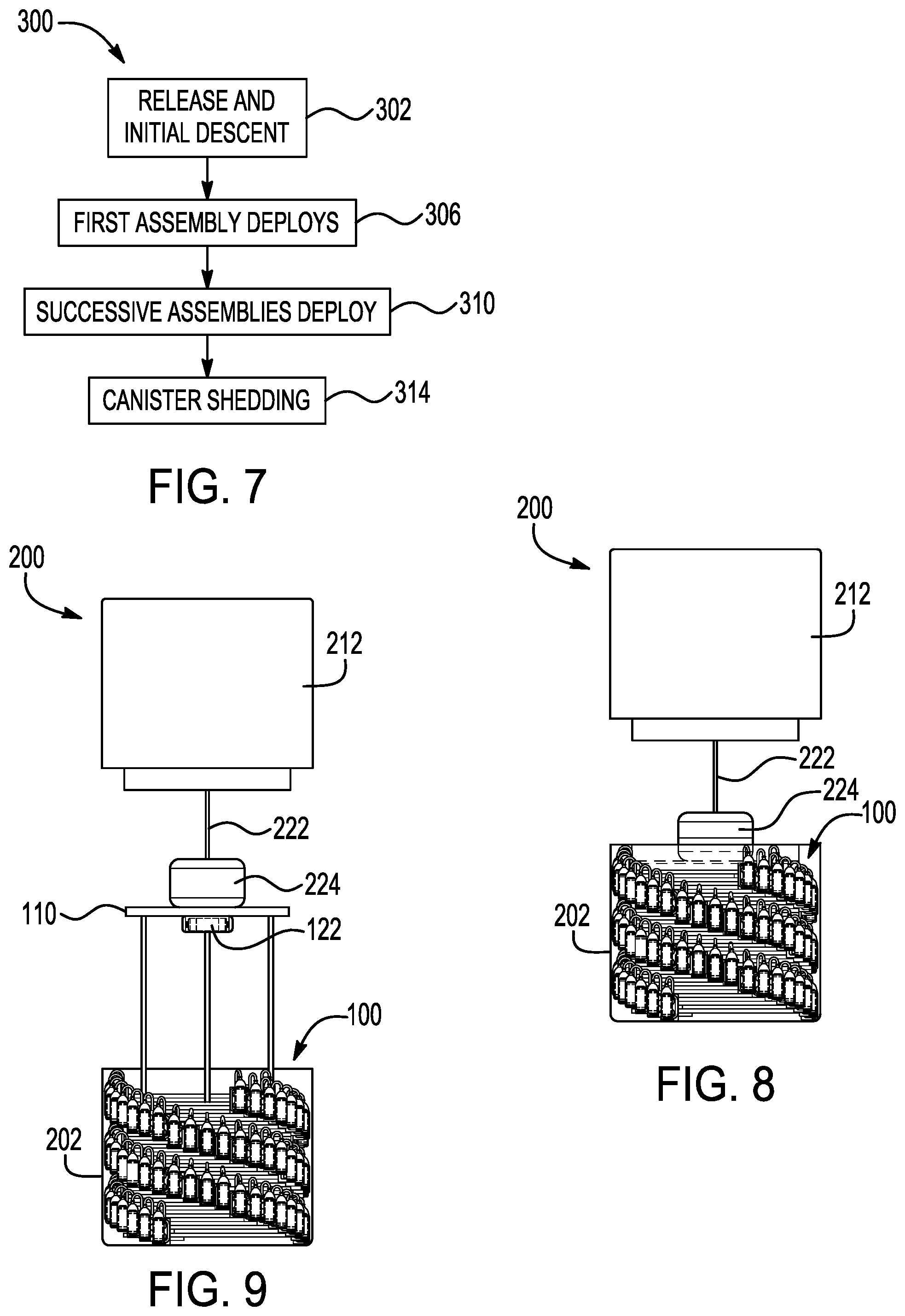 Patent US12105235 Figure 4 – Triplet acoustic ring assembly, nested array, and method
