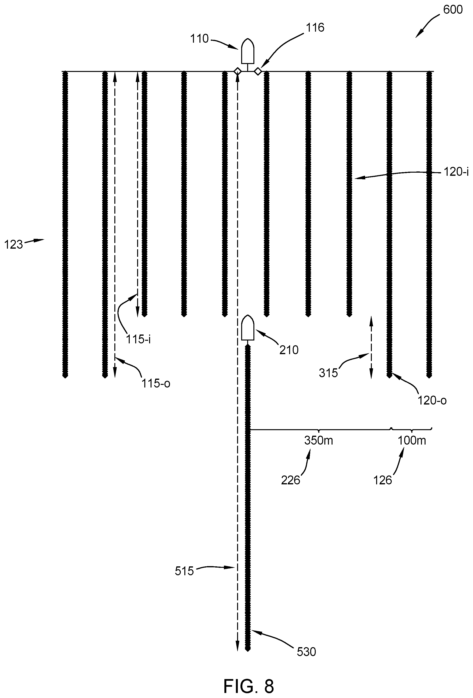 Patent US12105238 Figure 10 – Long offset acquisition