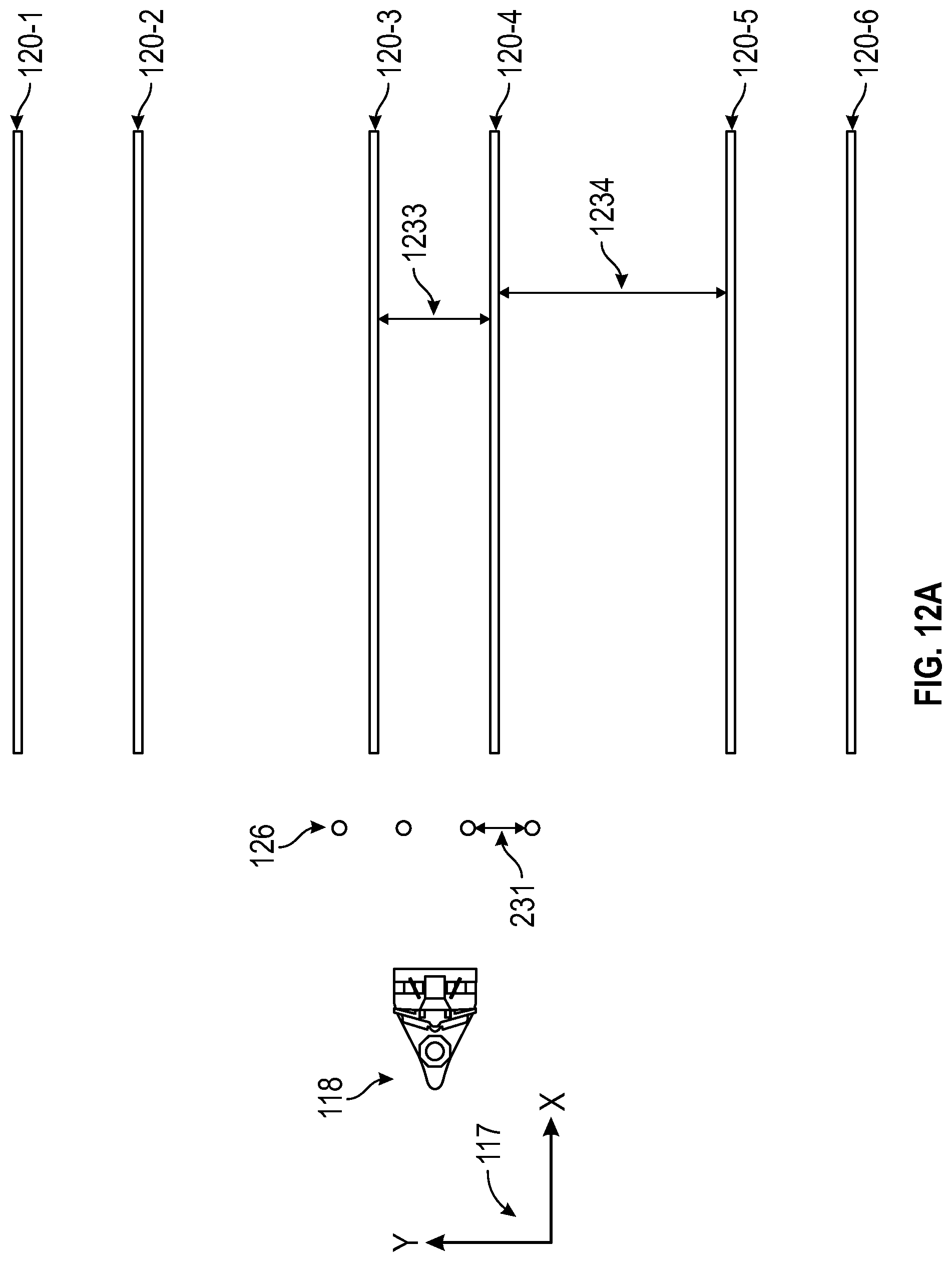 Patent US12105239 Figure 20 – Surveying with non-uniform survey configuration with wide-tow source geometry