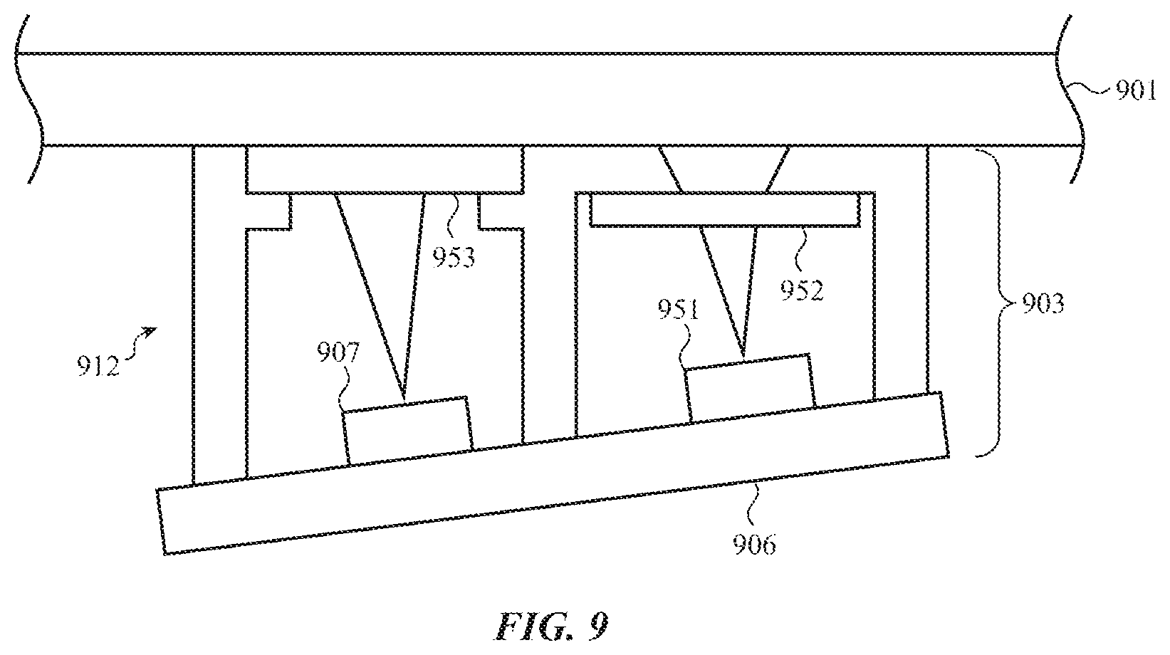 Patent US12105248 Figure 10 – Beam-tilting light source enclosures