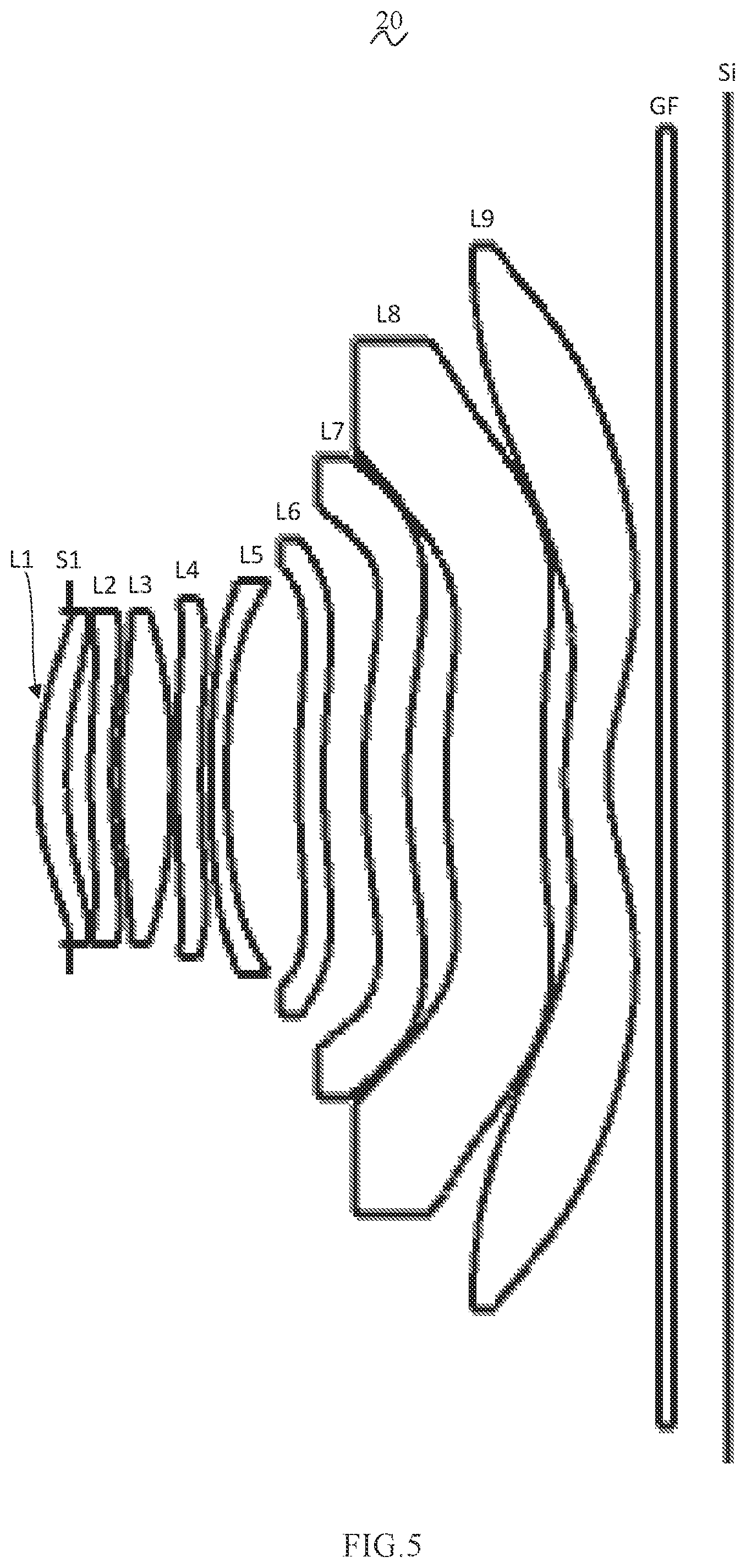 Patent US12105256 Figure 4 – Camera optical lens