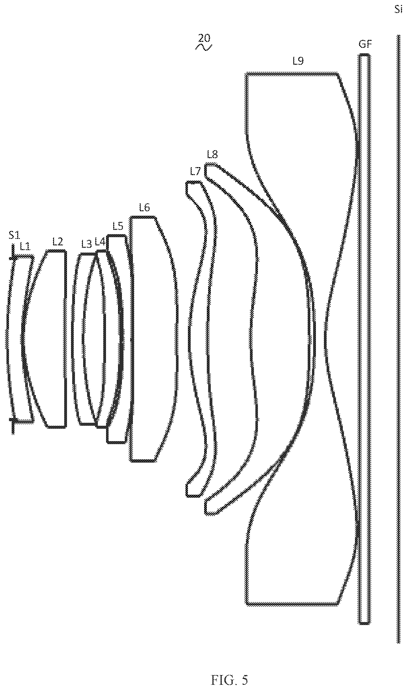 Patent US12105258 Figure 4 – Camera optical lens