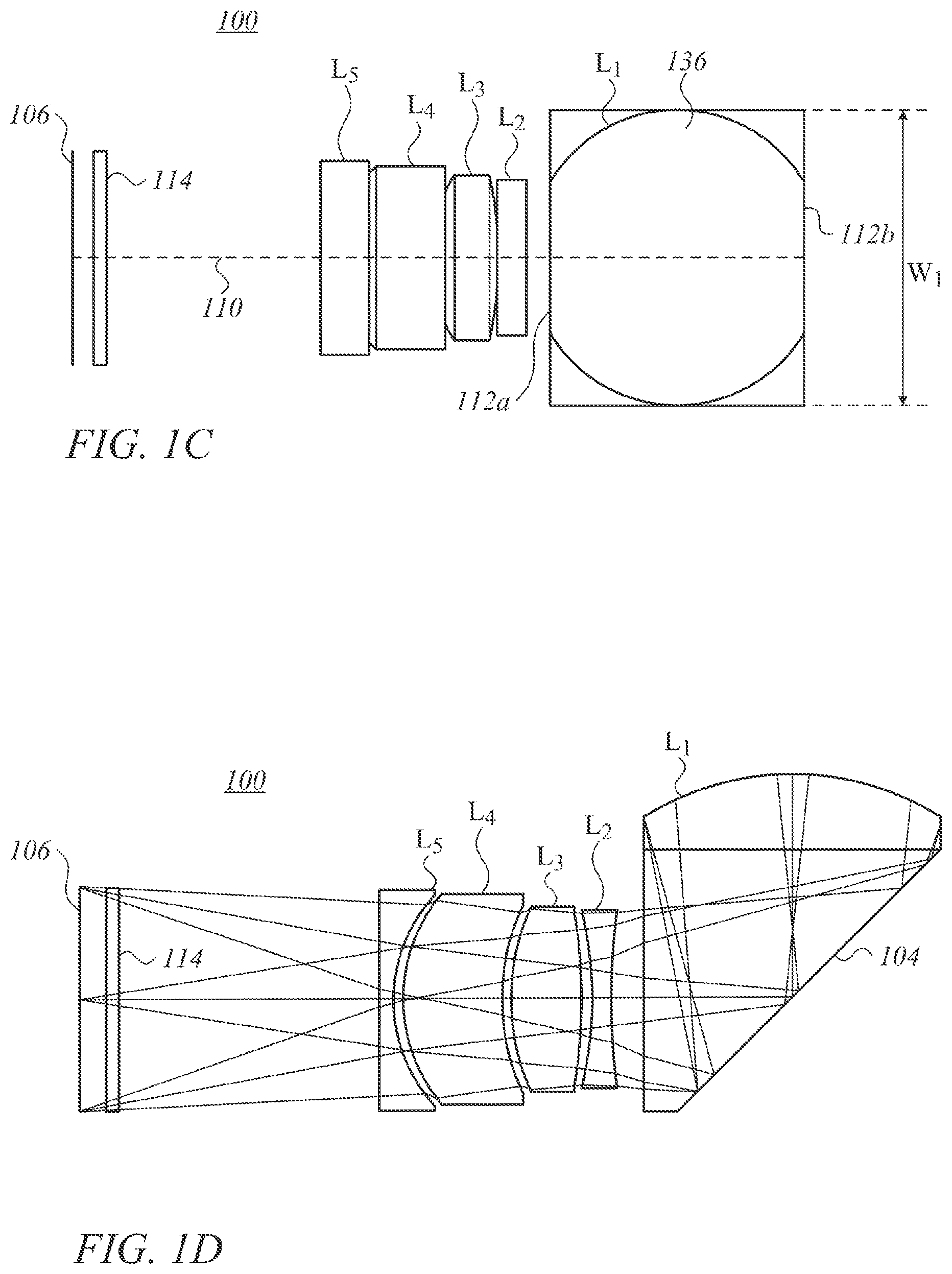 Patent US12105259 Figure 3 – Compact folded lenses with large apertures