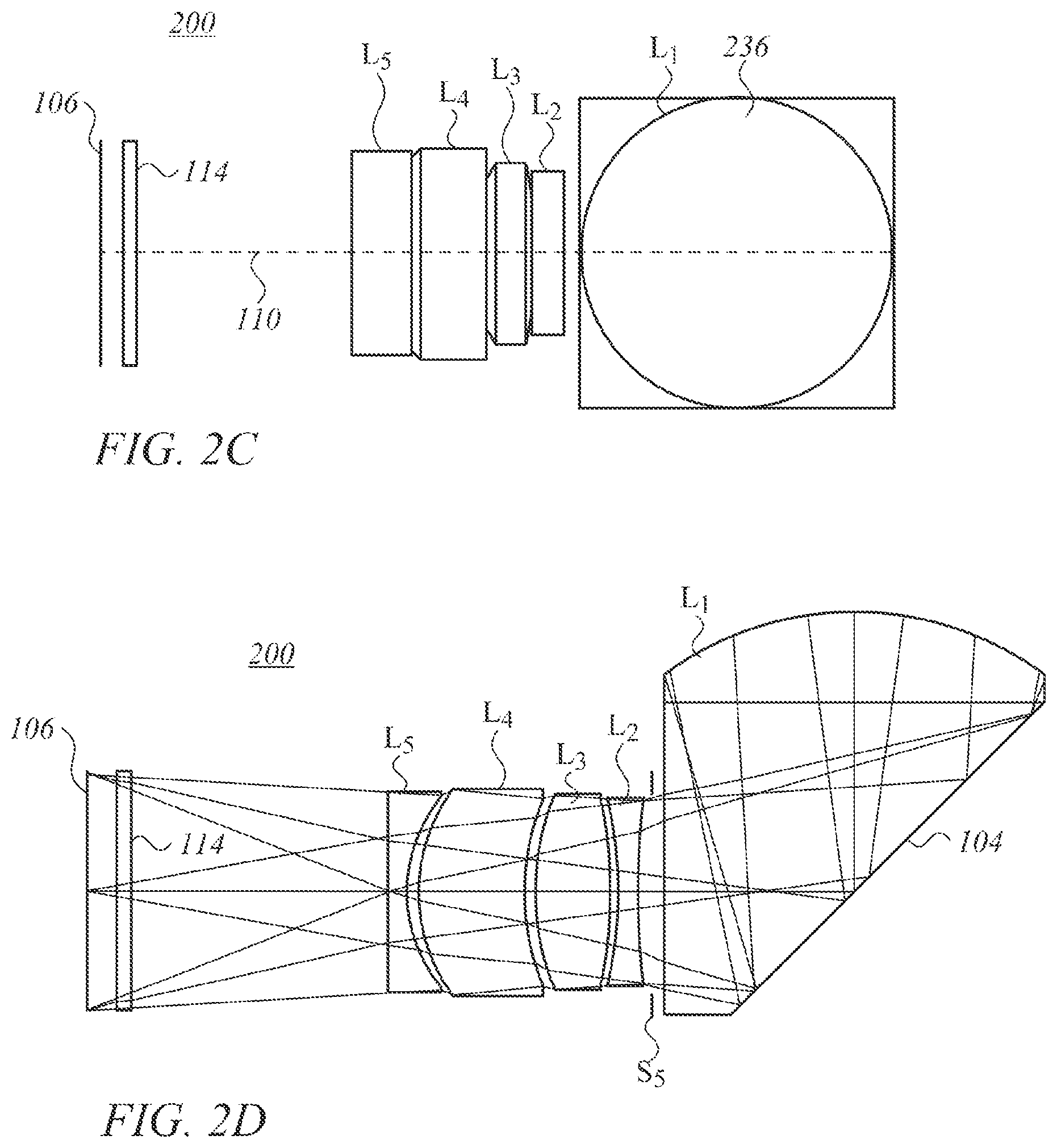 Patent US12105259 Figure 8 – Compact folded lenses with large apertures