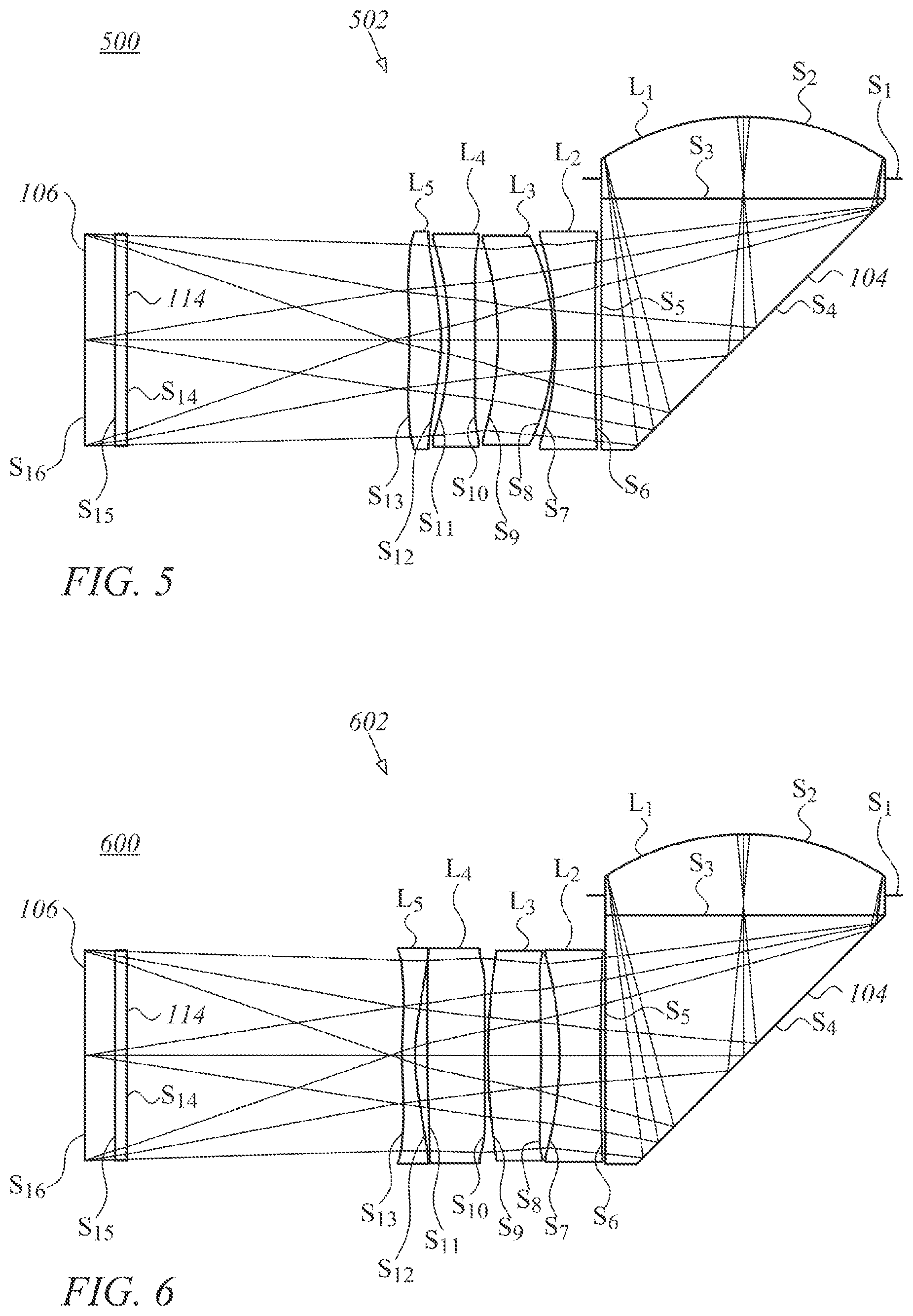 Patent US12105259 Figure 10 – Compact folded lenses with large apertures