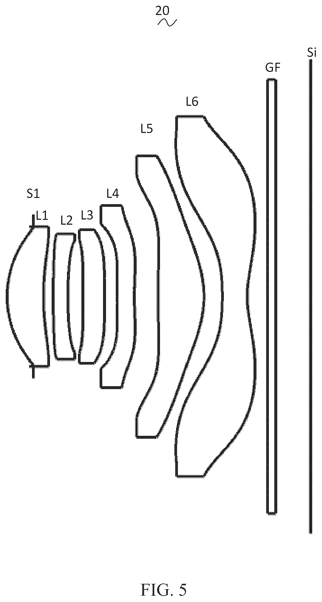 Patent US12105266 Figure 4 – Camera optical lens