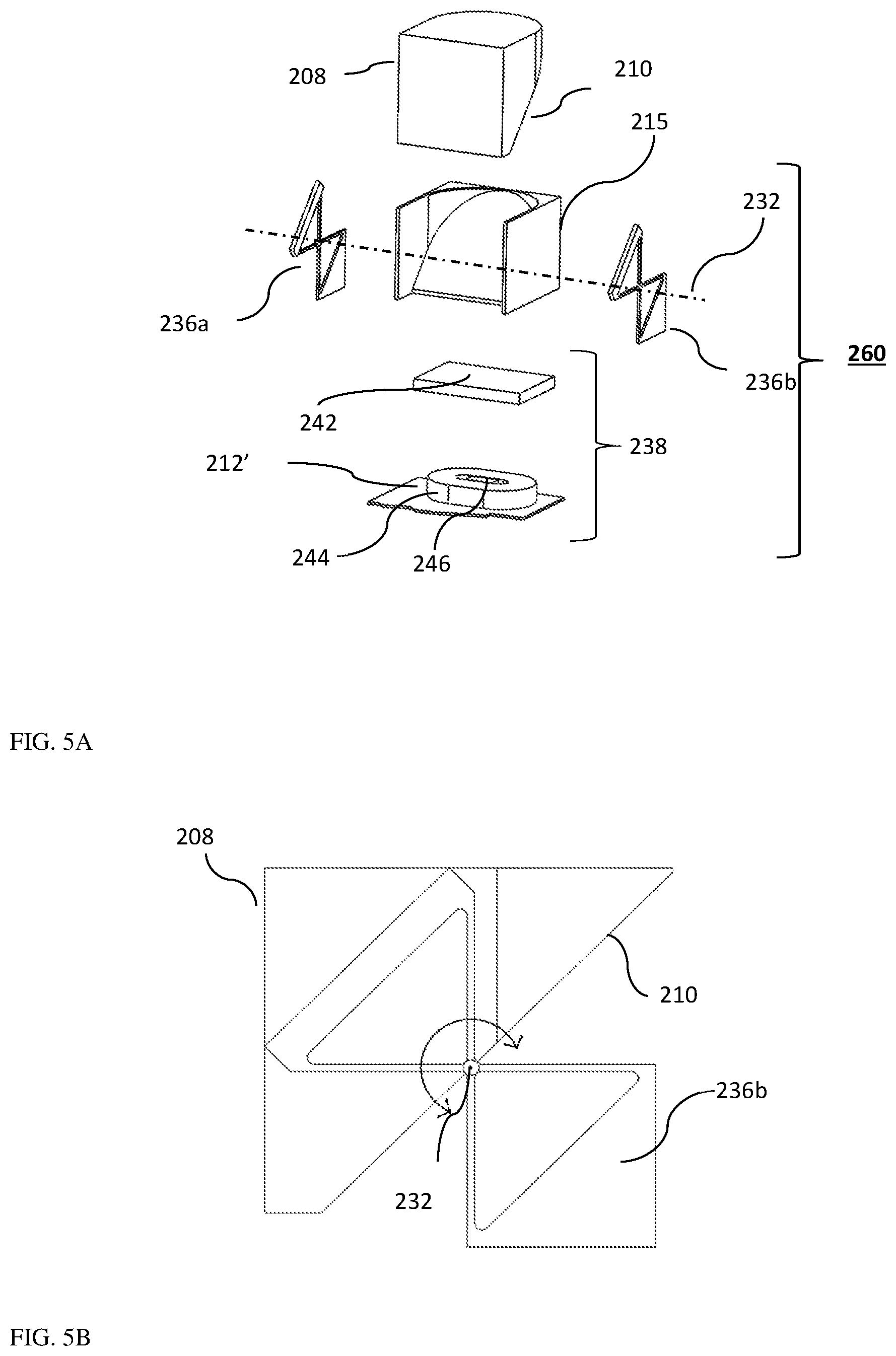 Patent US12105267 Figure 5 – Auto focus and optical image stabilization in a compact folded camera