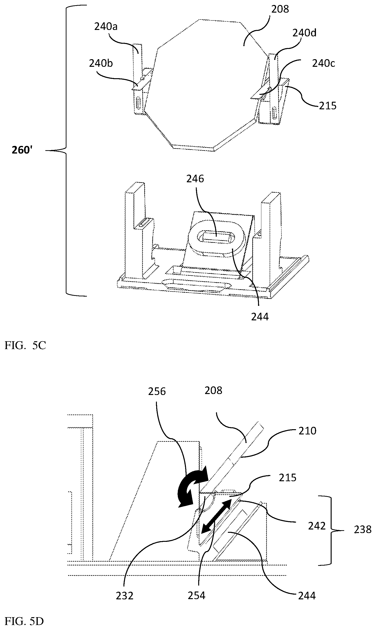 Patent US12105267 Figure 6 – Auto focus and optical image stabilization in a compact folded camera