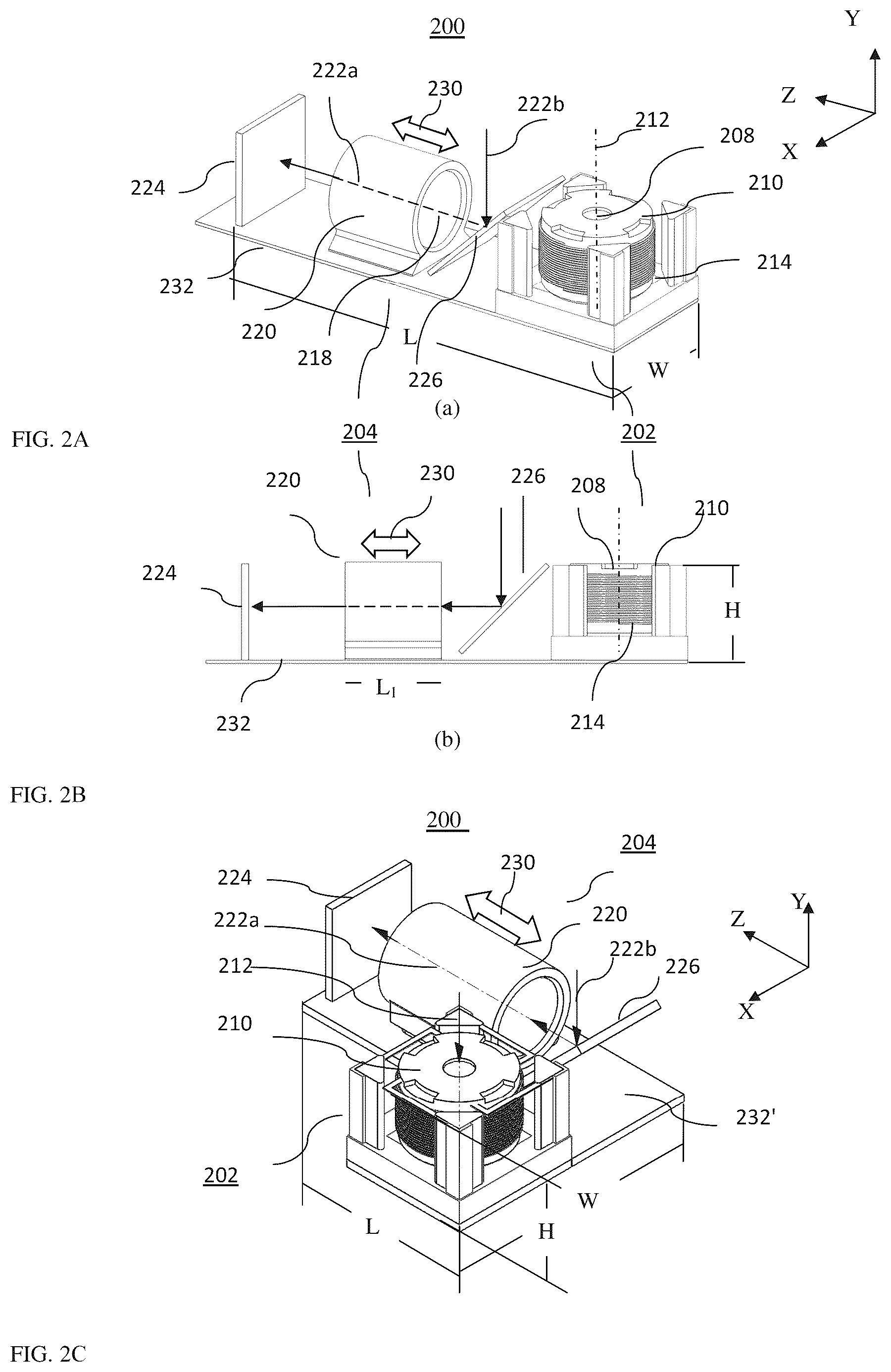 Patent US12105268 Figure 2 – Zoom dual-aperture camera with folded lens