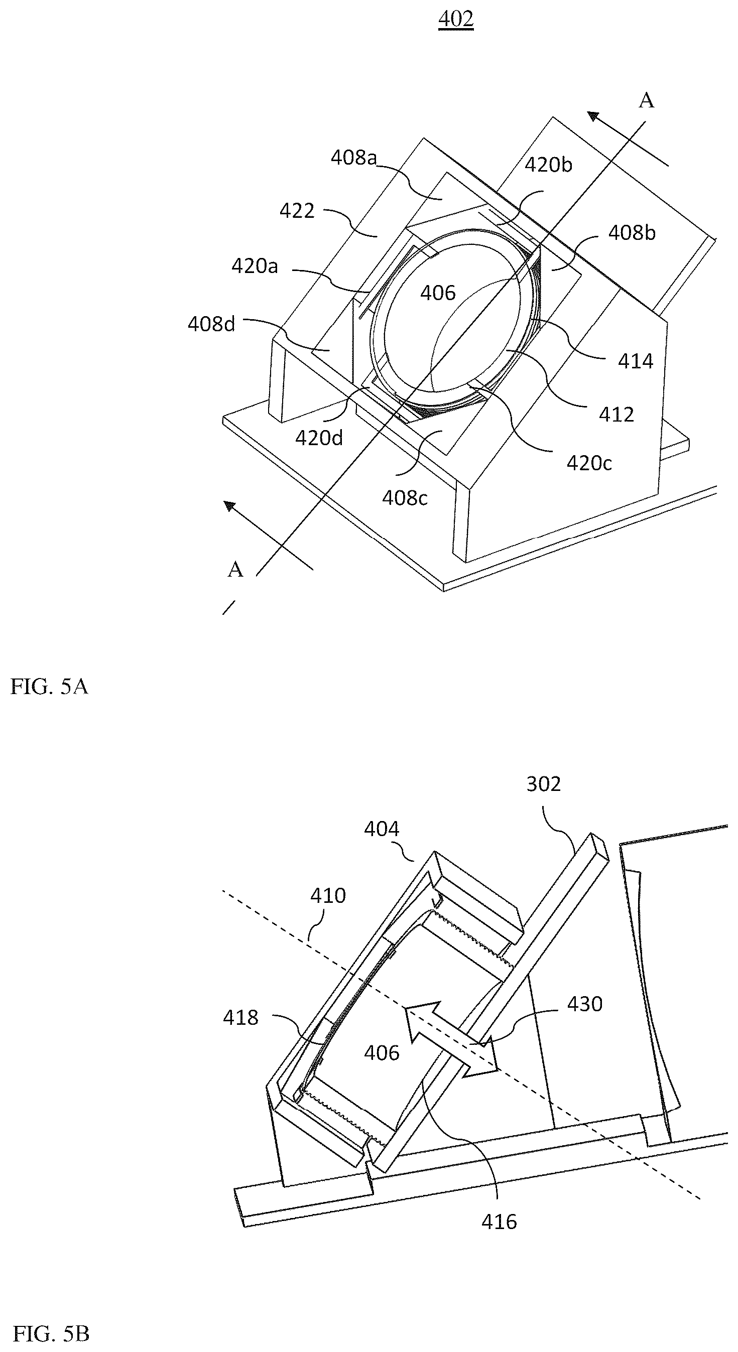 Patent US12105268 Figure 5 – Zoom dual-aperture camera with folded lens