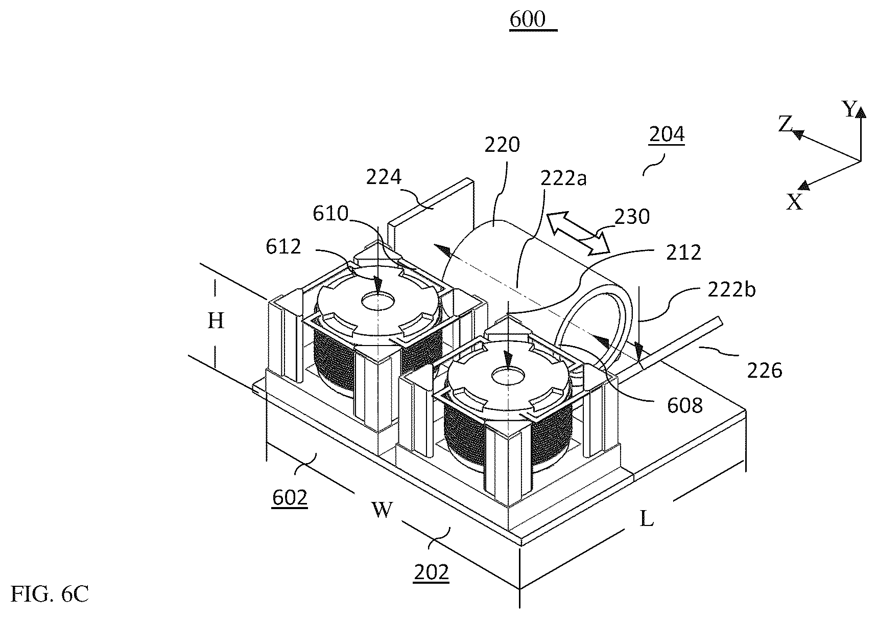Patent US12105268 Figure 7 – Zoom dual-aperture camera with folded lens