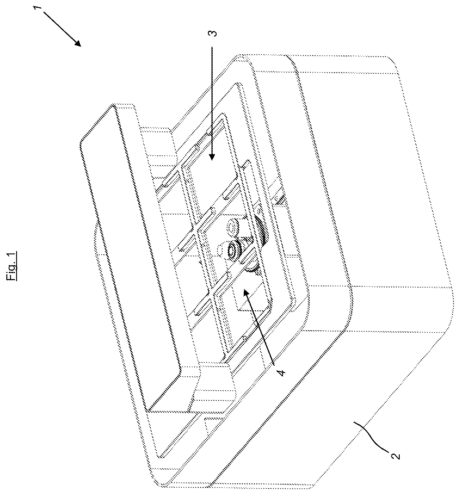 Patent US12105273 Figure 1 – Microscope having movable multi-objective optics module