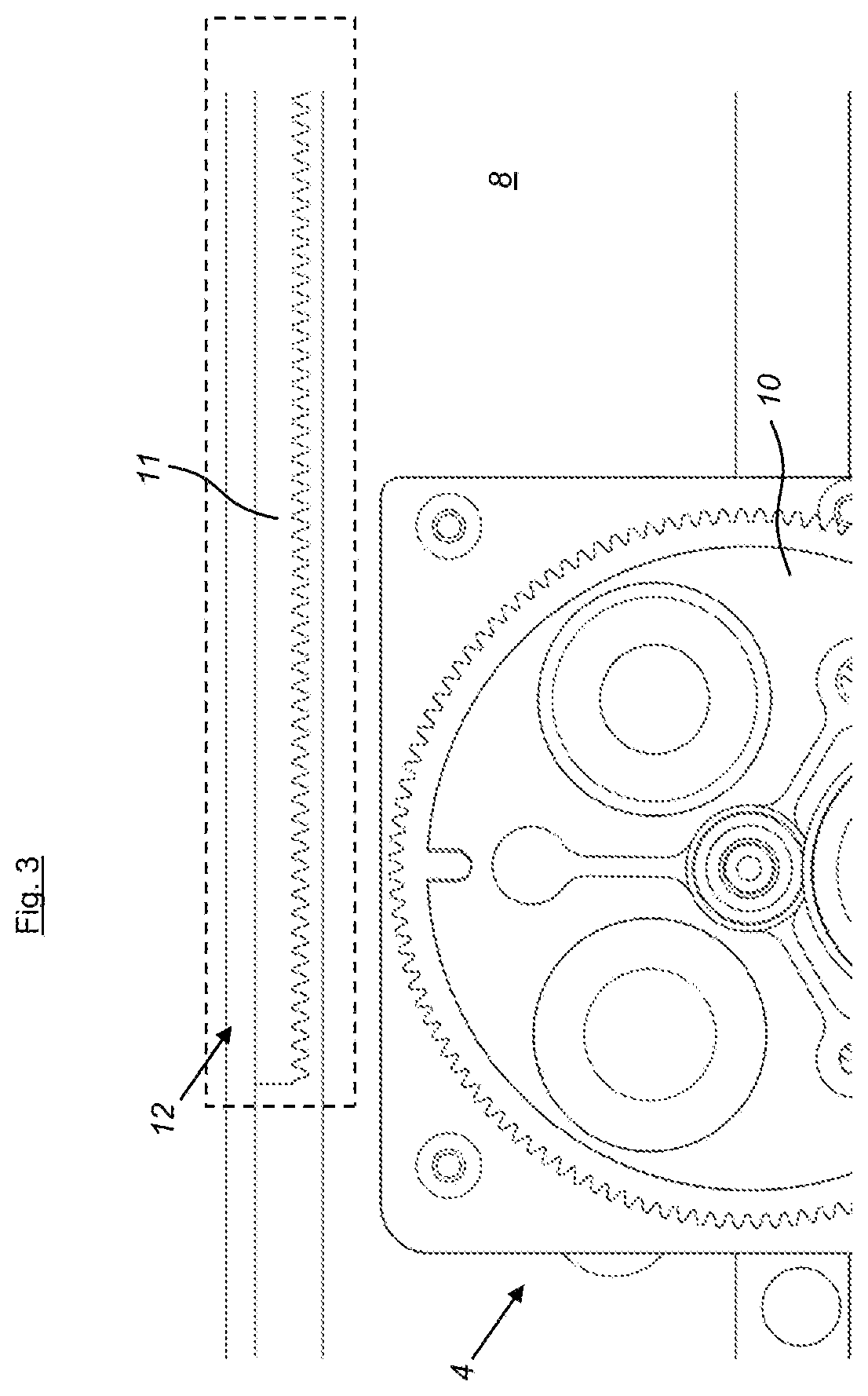 Patent US12105273 Figure 3 – Microscope having movable multi-objective optics module