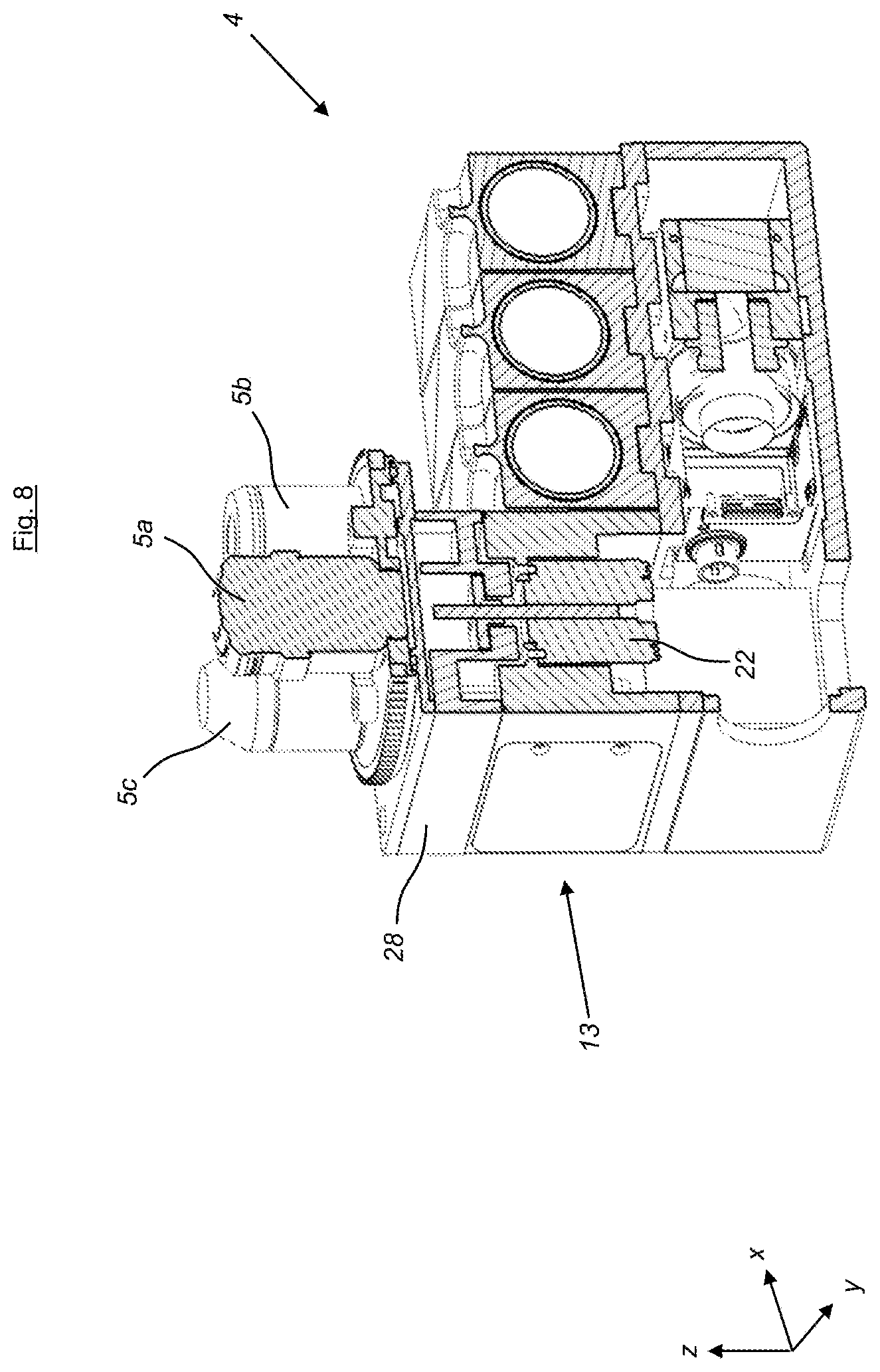 Patent US12105273 Figure 8 – Microscope having movable multi-objective optics module