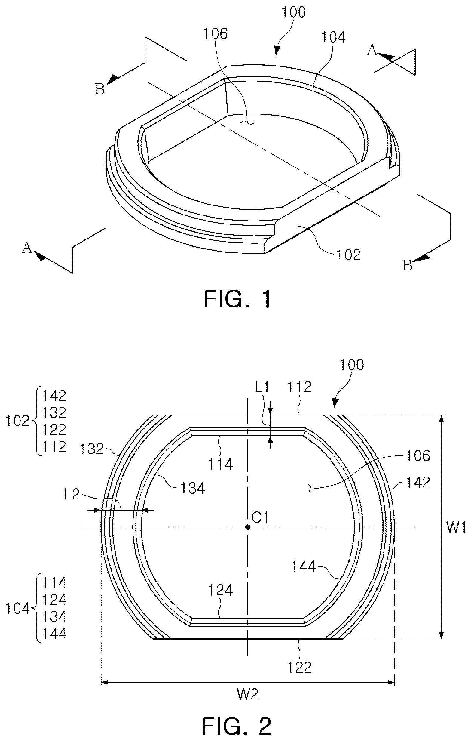 Patent US12105278 Figure 1 – Spacer and camera module