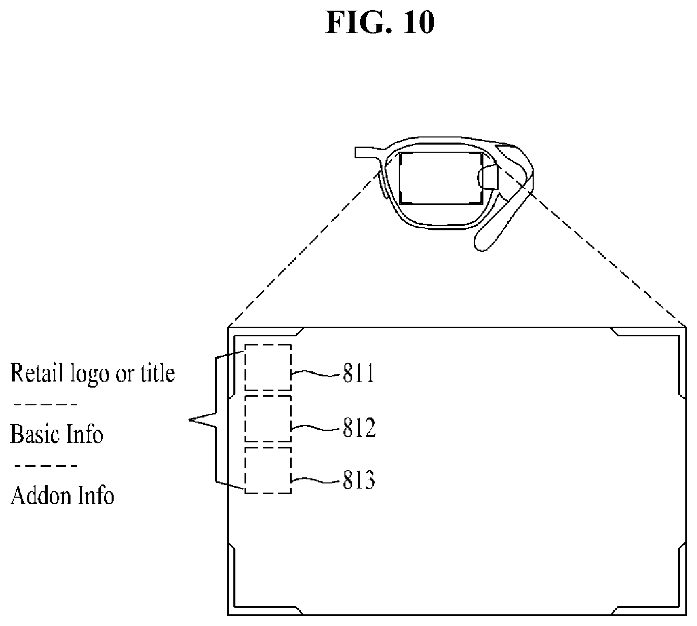 Patent US12105284 Figure 10 – Method and system for implementing platform for providing offline information to smart glass