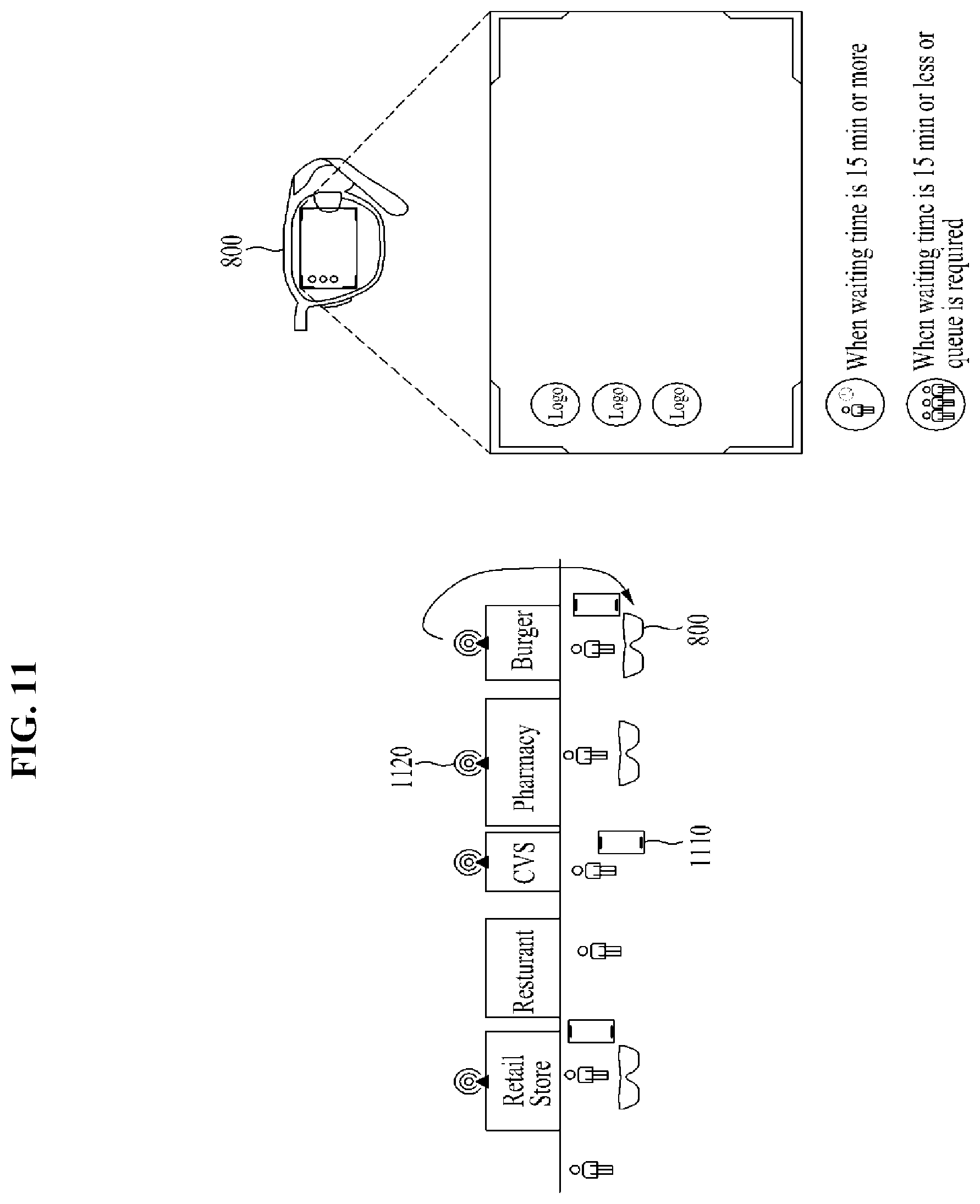 Patent US12105284 Figure 11 – Method and system for implementing platform for providing offline information to smart glass