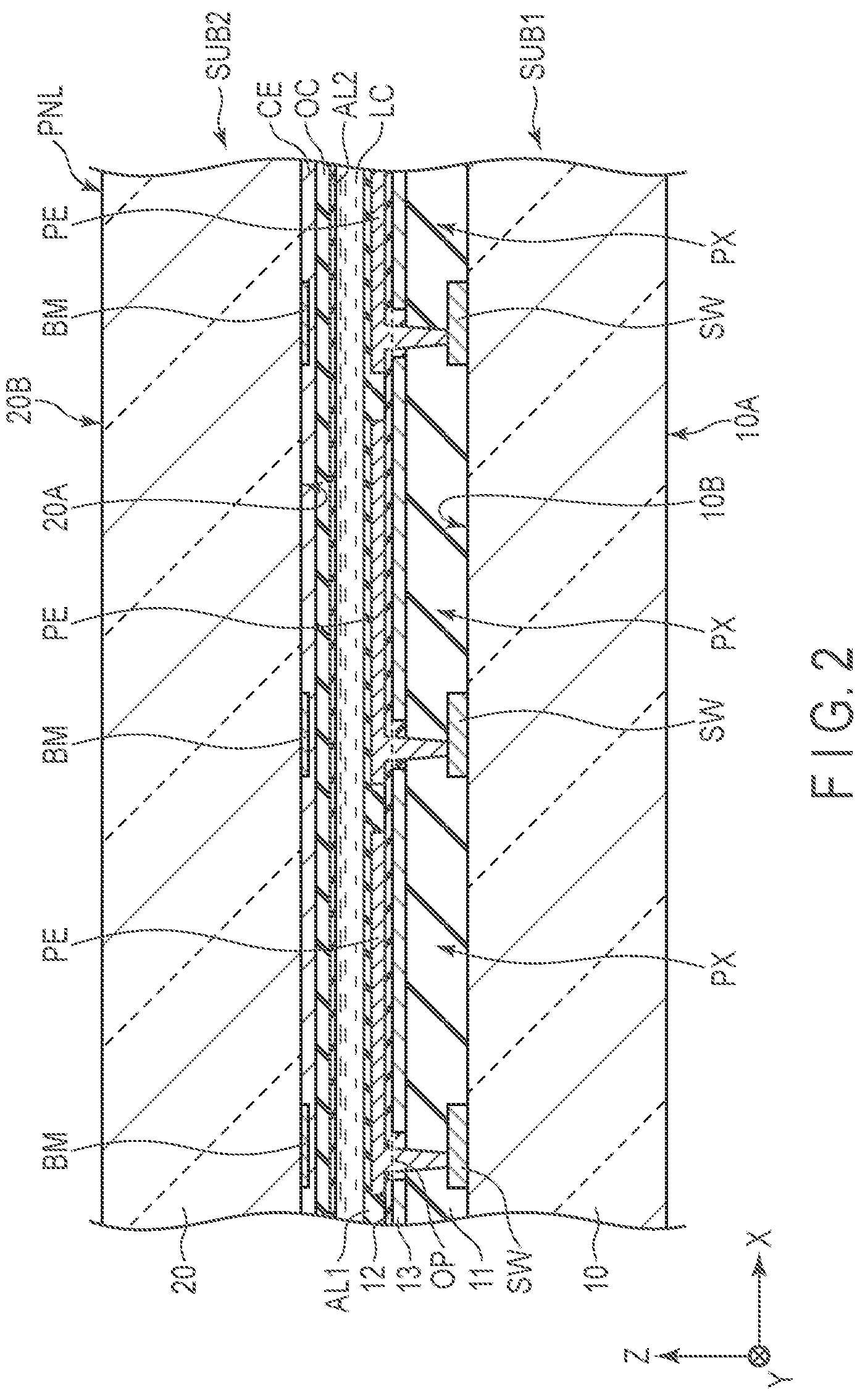 Patent US12105286 Figure 2 – Display device and helmet