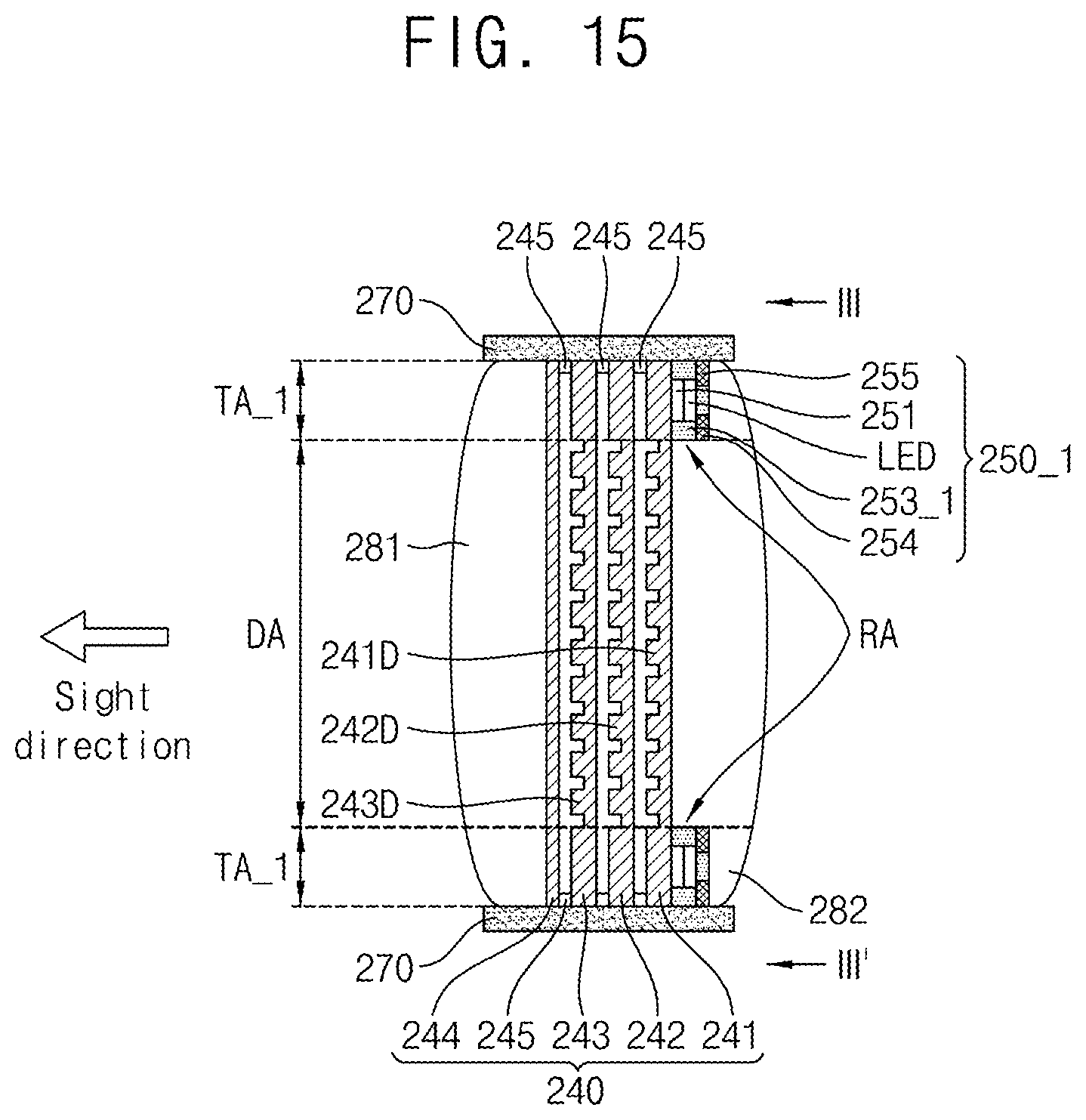 Patent US12105288 Figure 14 – Augmented reality lenses, and augmented reality glasses and augmented reality system including the same
