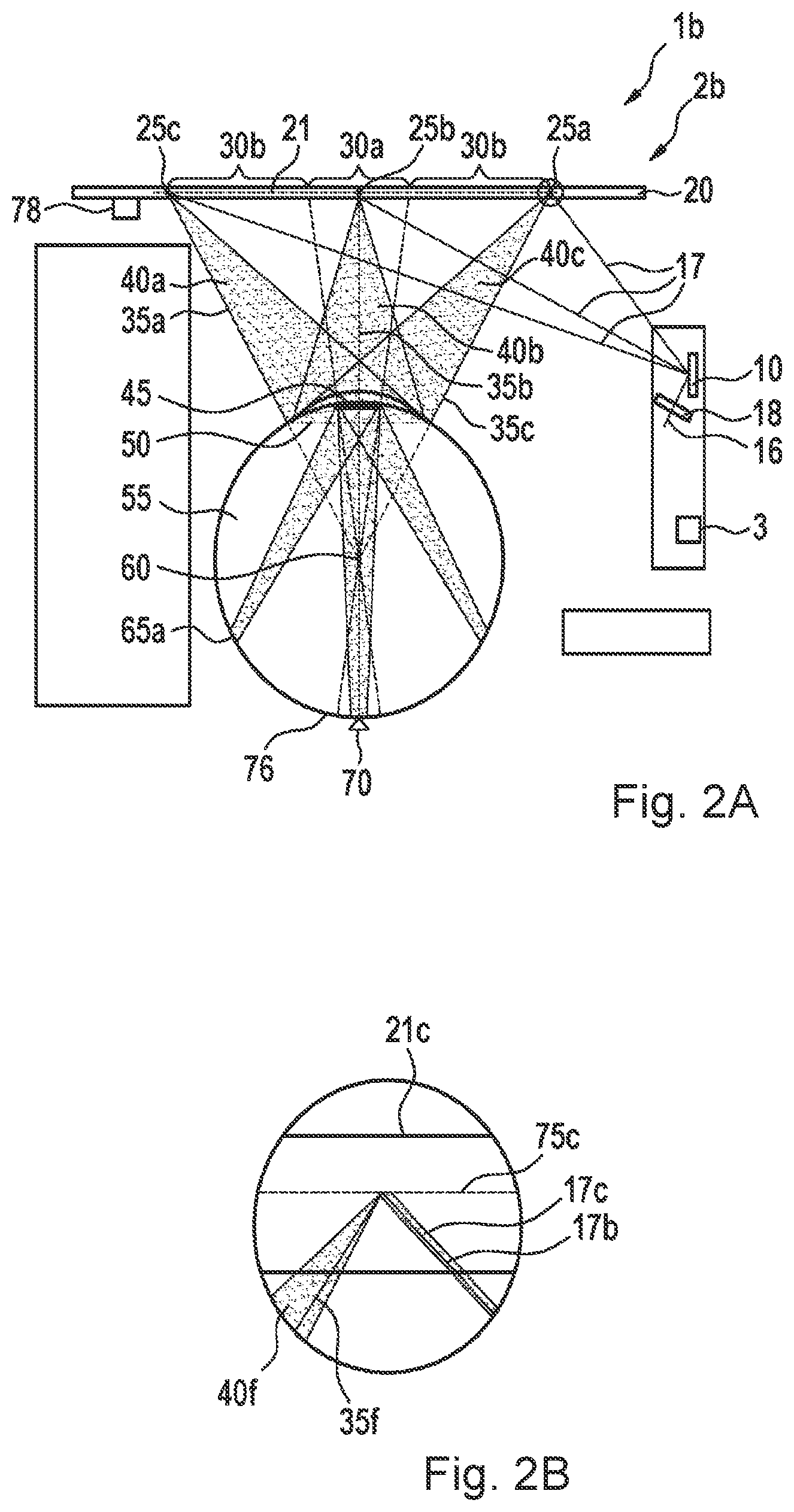 Patent US12105291 Figure 2 – Projection device for smart glasses, method for representing image information, using a projection device, and control unit