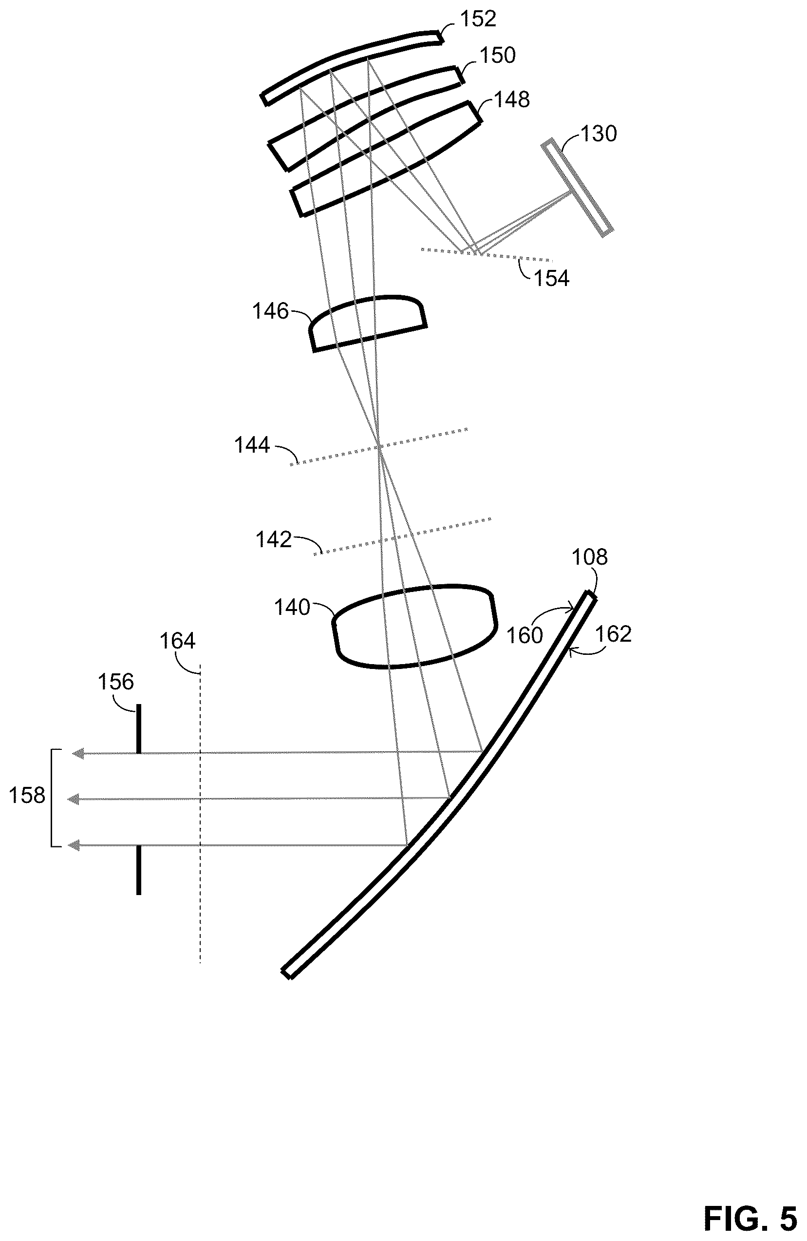 Patent US12105292 Figure 5 – Optical see through (OST) near eye display (NED) system integrating ophthalmic correction