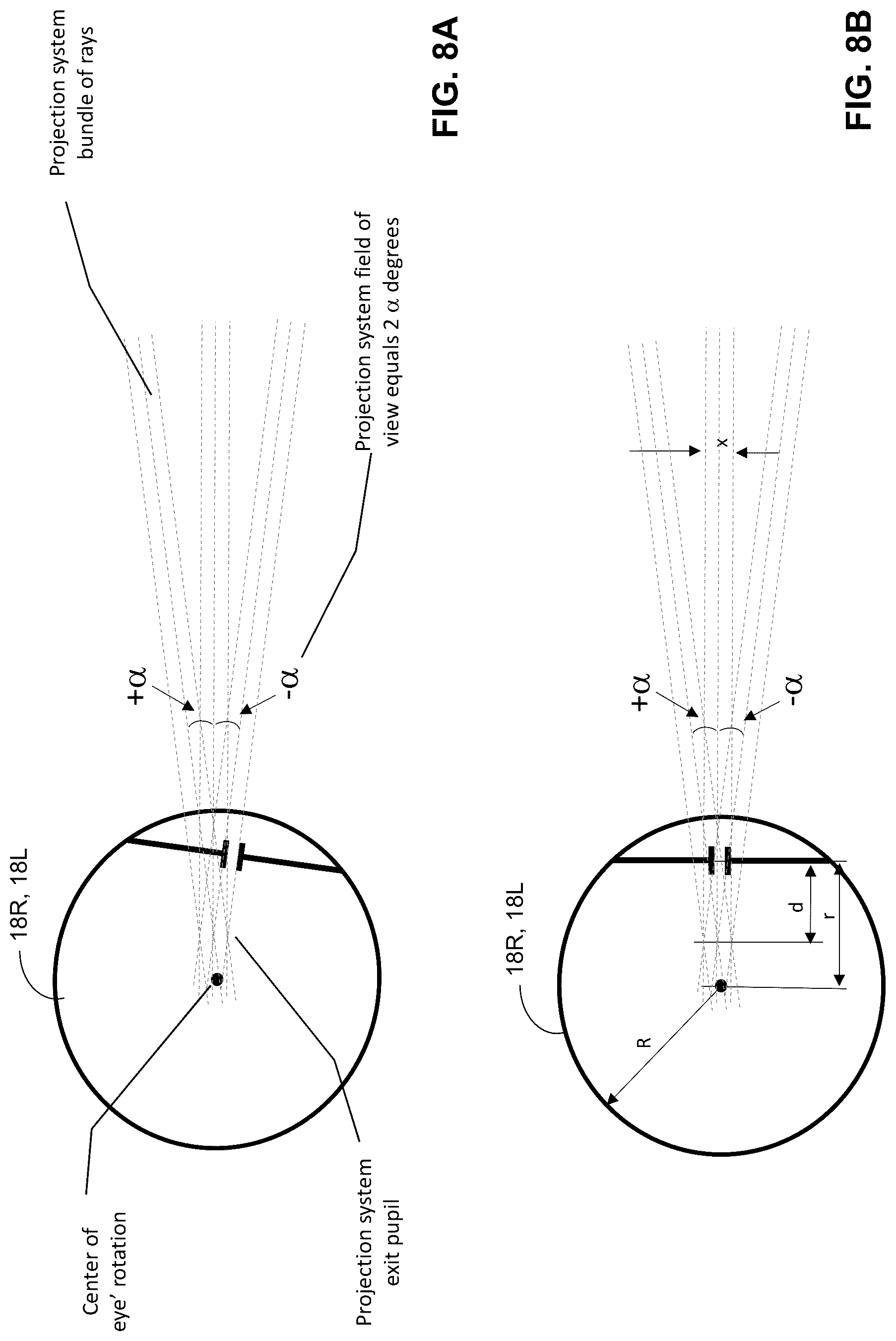 Patent US12105292 Figure 8 – Optical see through (OST) near eye display (NED) system integrating ophthalmic correction