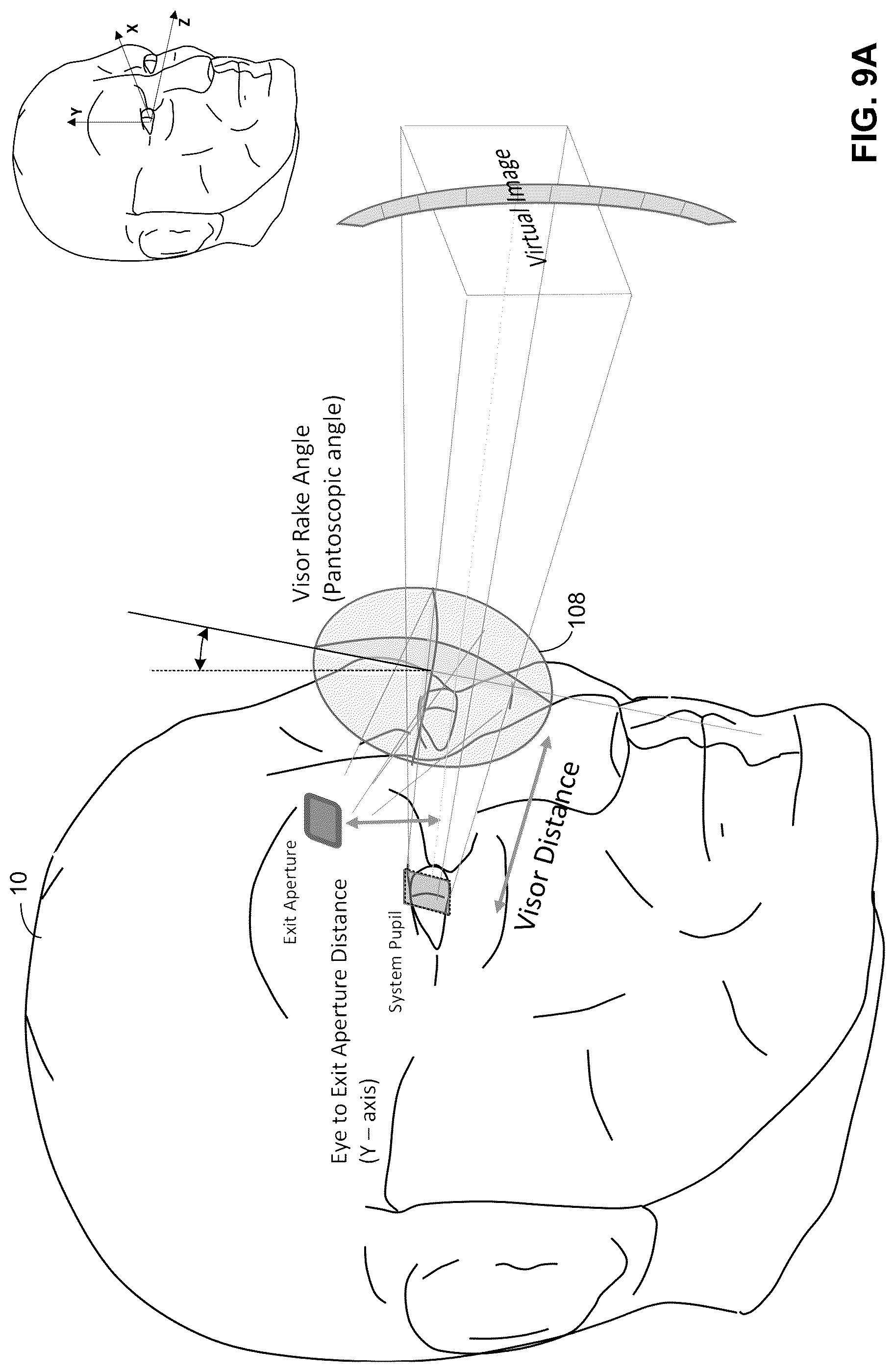 Patent US12105292 Figure 10 – Optical see through (OST) near eye display (NED) system integrating ophthalmic correction