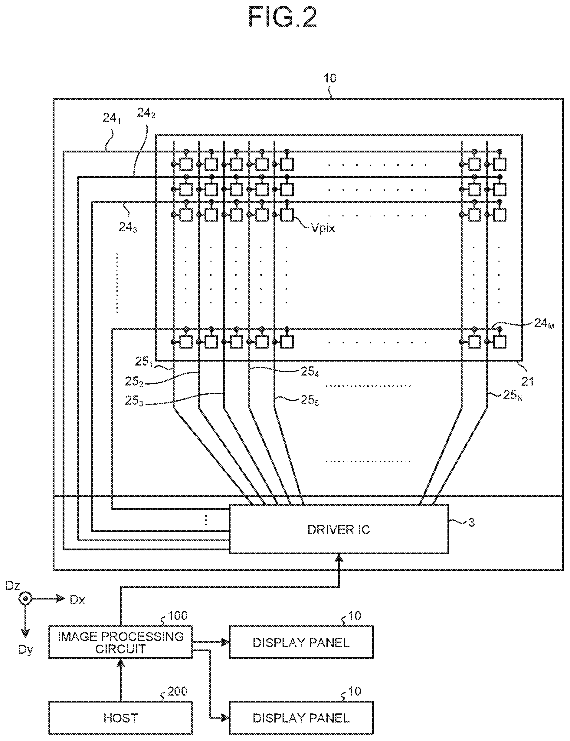 Patent US12105293 Figure 2 – Head-up display