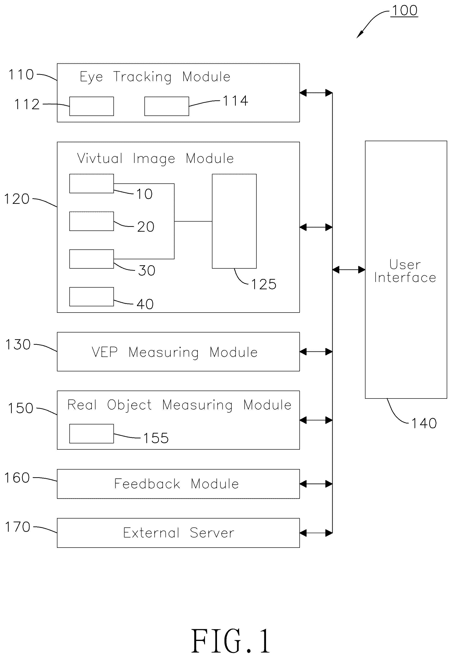 Patent US12105294 Figure 1 – Systems and methods for improving binocular vision