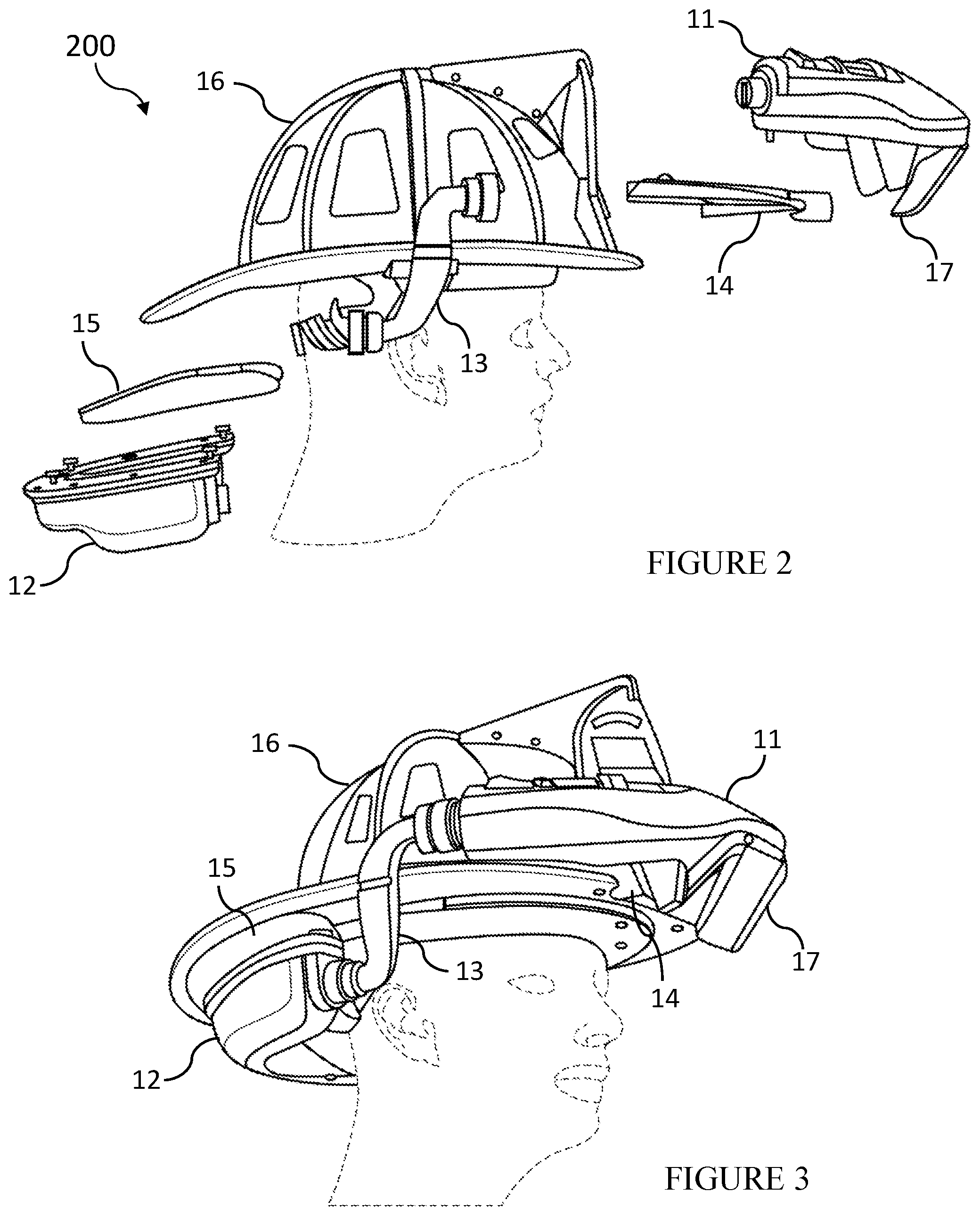 Patent US12105295 Figure 2 – Balanced helmet mounted visual communication and navigation system