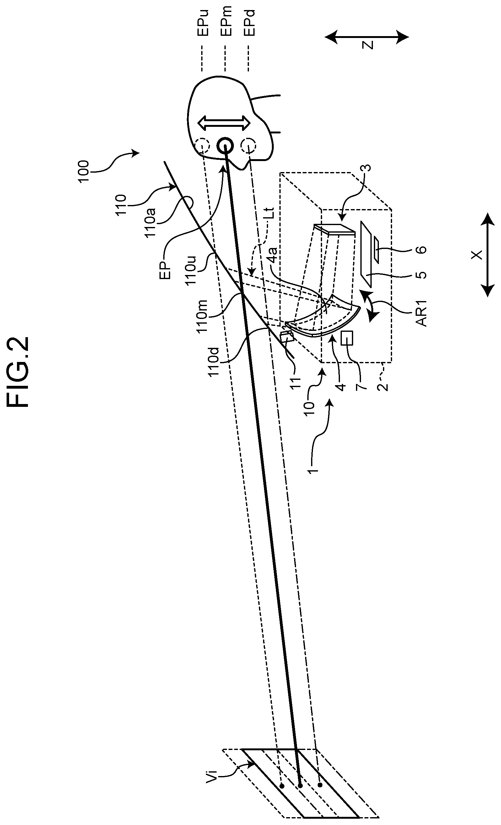 Patent US12105296 Figure 2 – Method of adjusting vehicle display device and vehicle display device