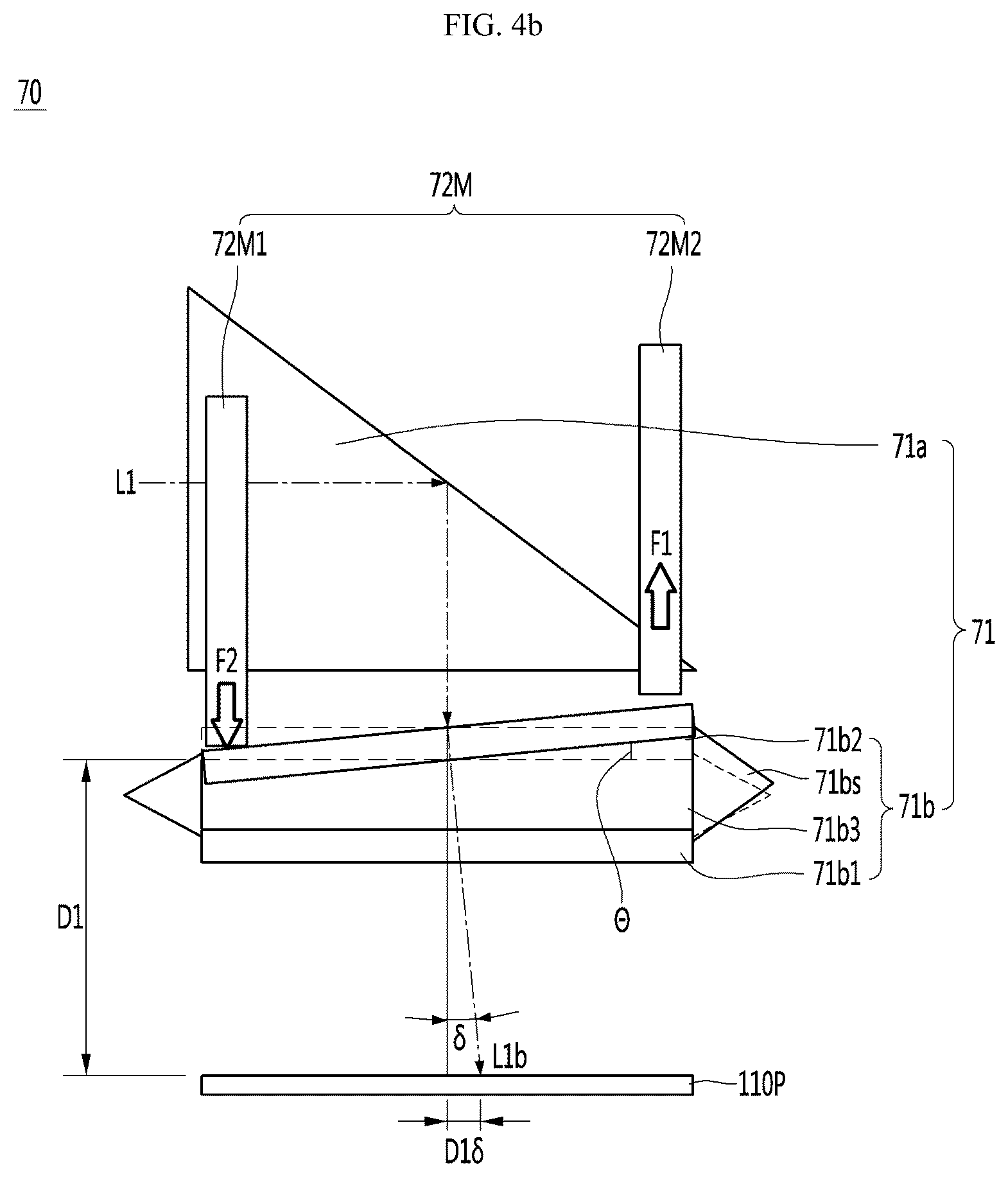 Patent US12105300 Figure 5 – Image shaking-prevention device including prism, and camera module comprising same