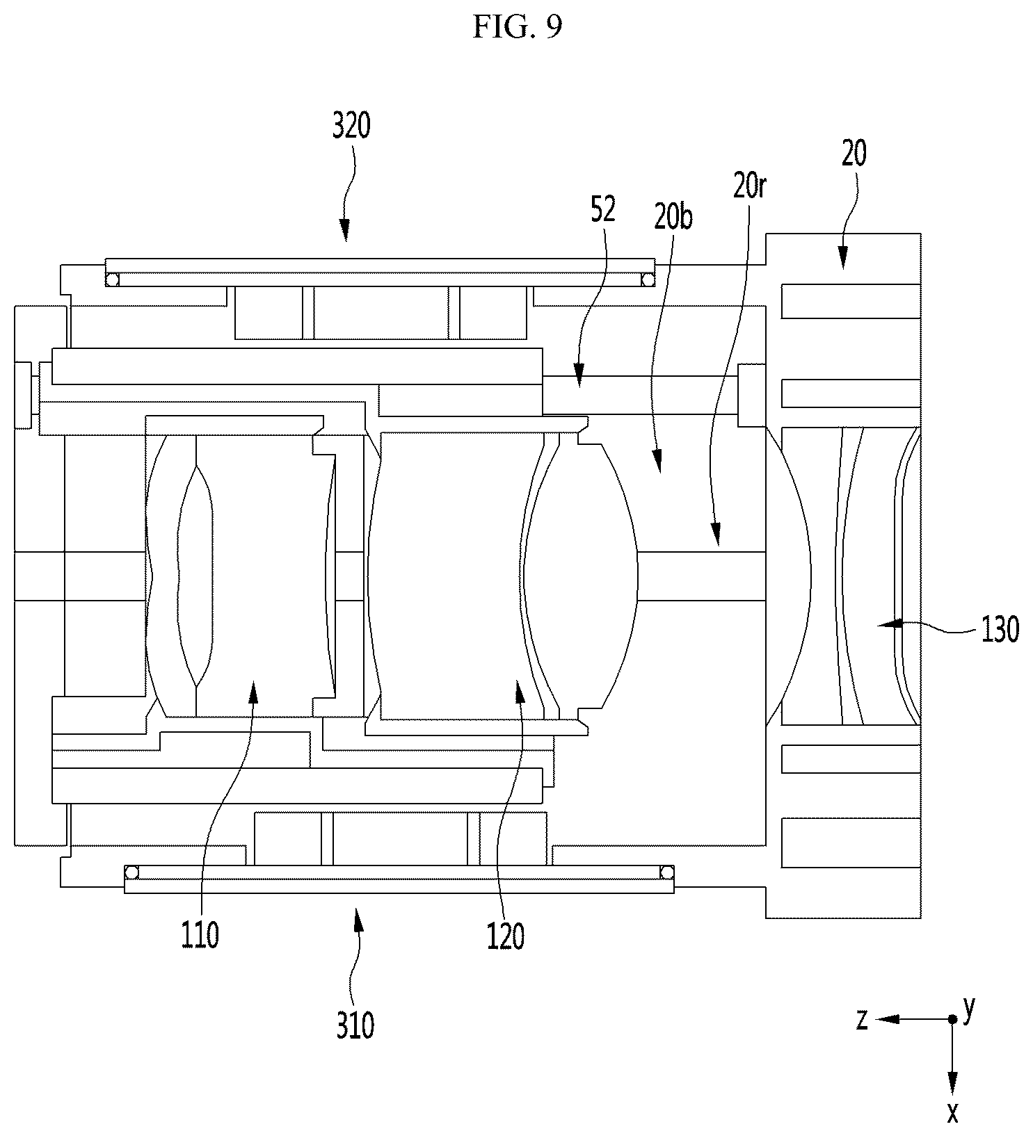 Patent US12105300 Figure 10 – Image shaking-prevention device including prism, and camera module comprising same