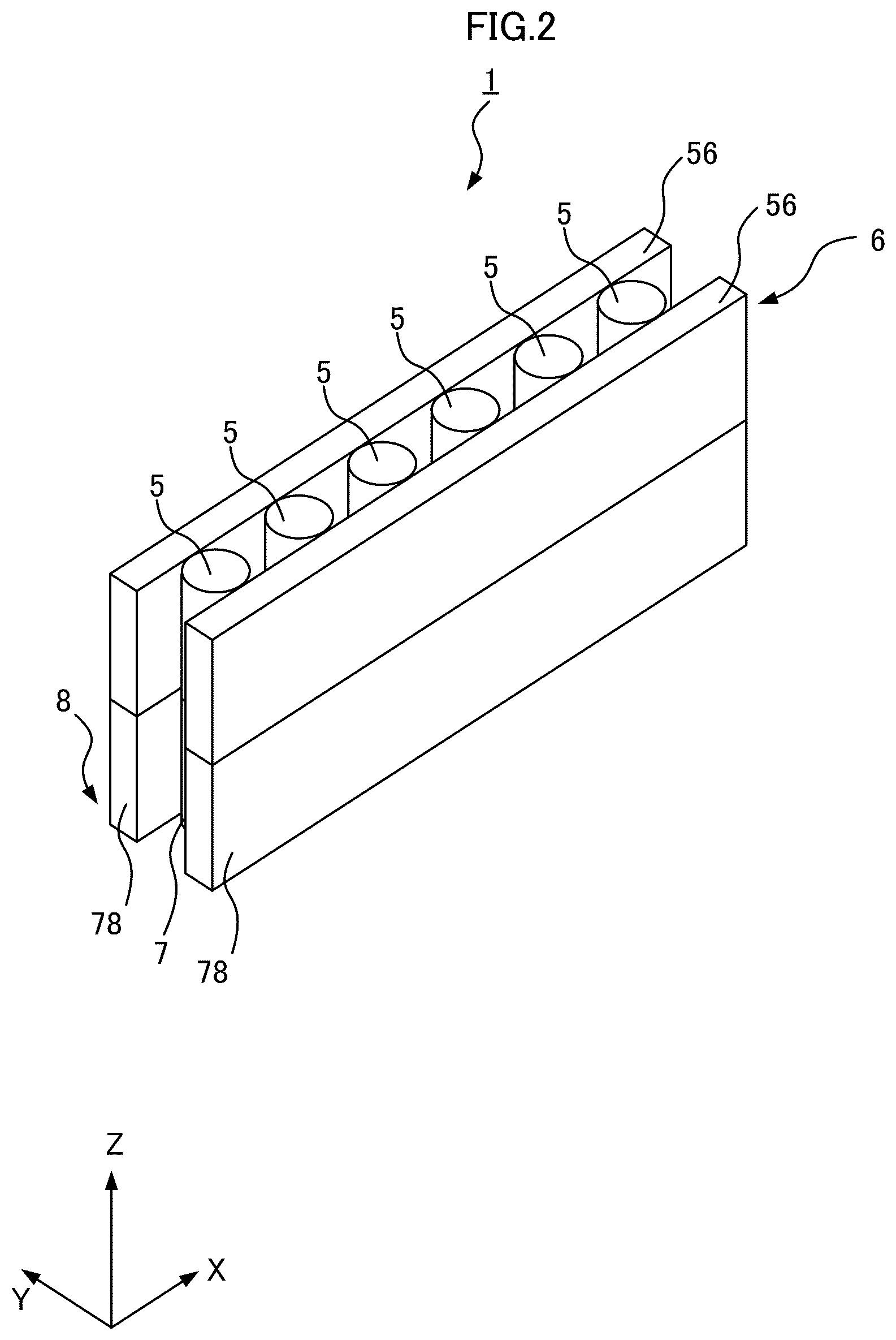Patent US12105303 Figure 2 – Optical member and image reading device