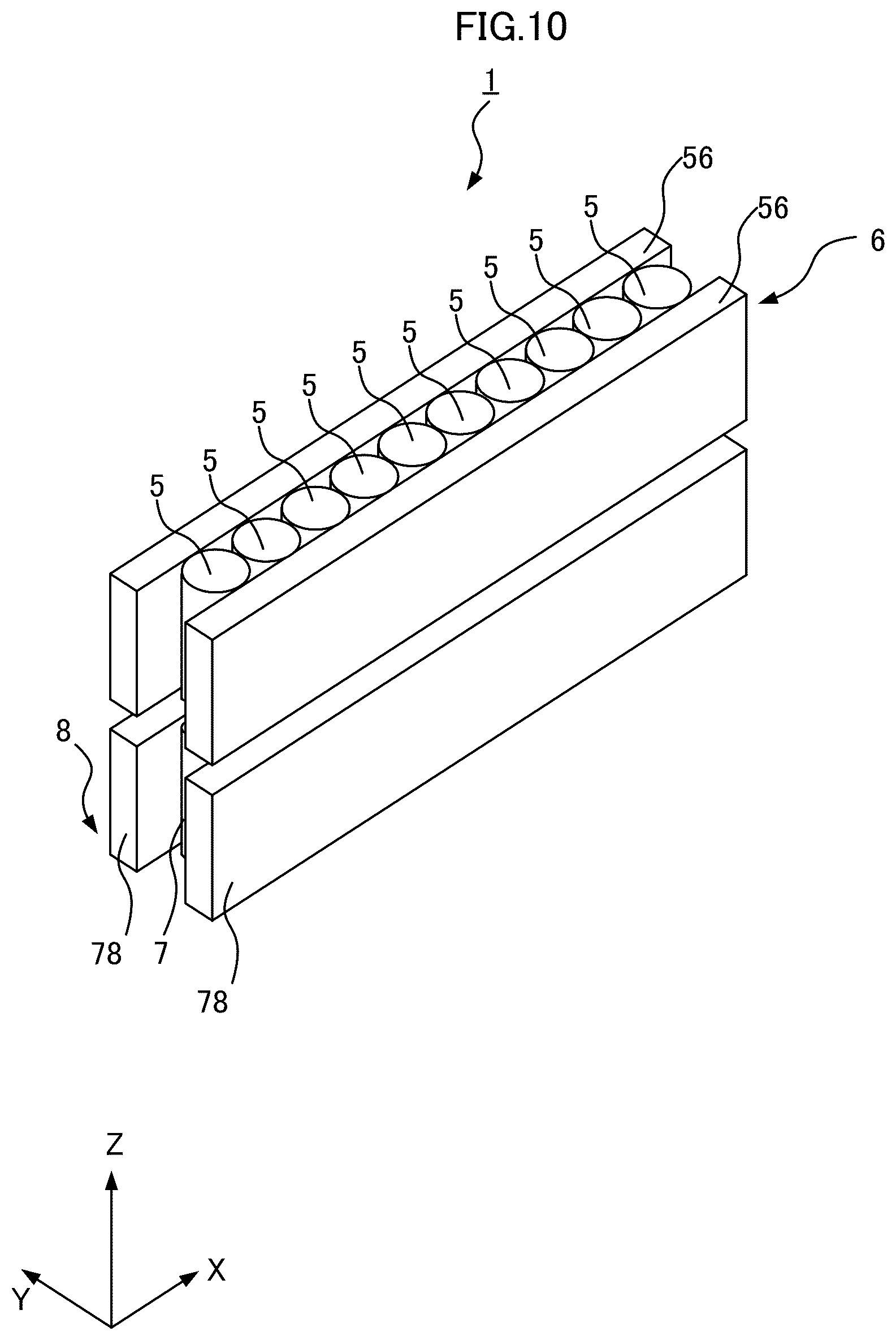 Patent US12105303 Figure 10 – Optical member and image reading device