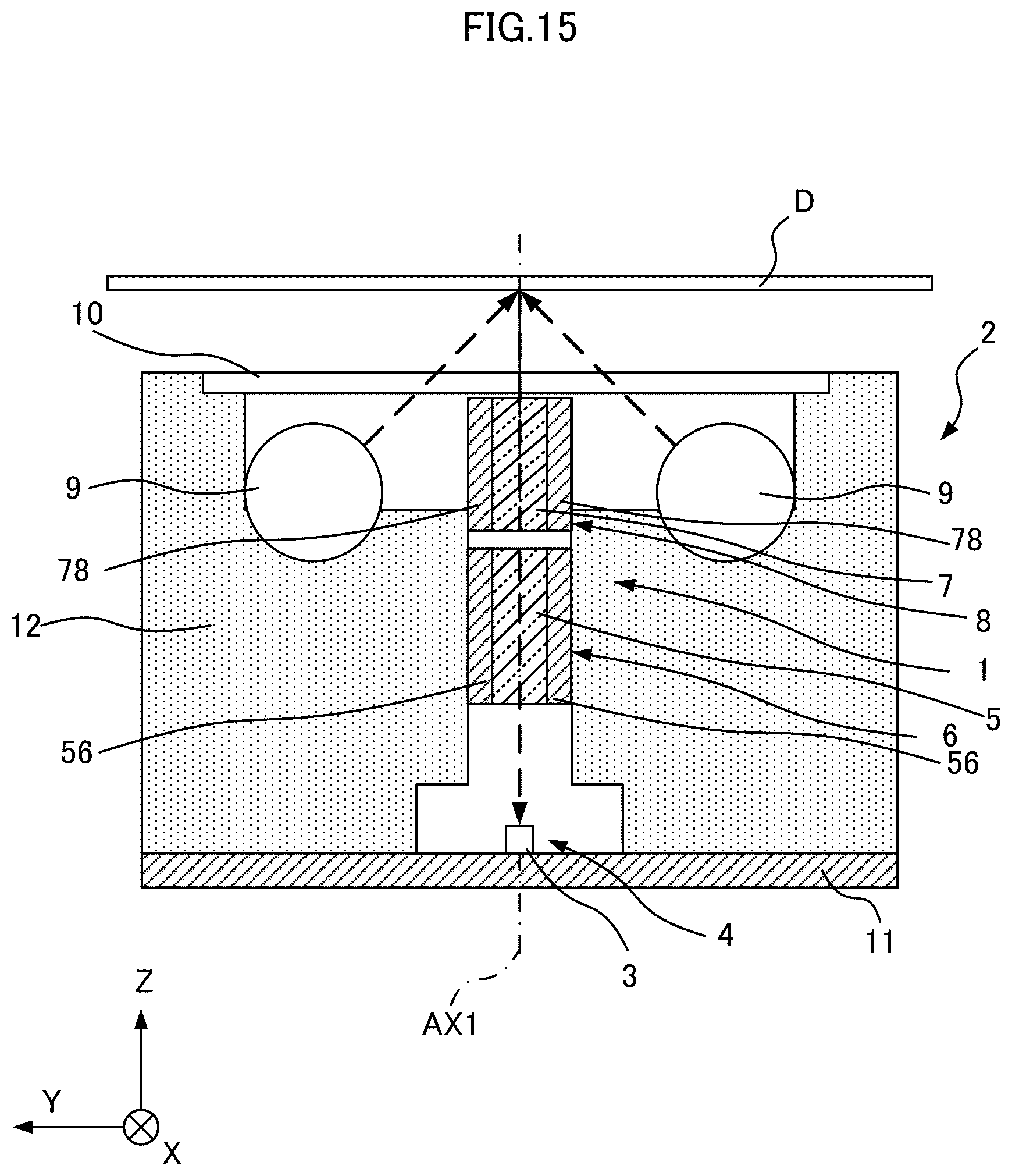 Patent US12105303 Figure 15 – Optical member and image reading device