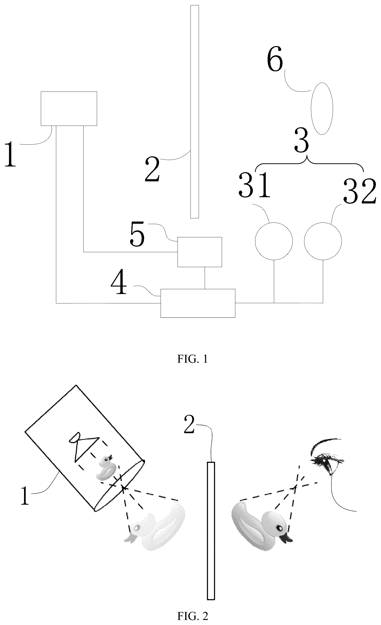 Patent US12105305 Figure 1 – Holographic display system