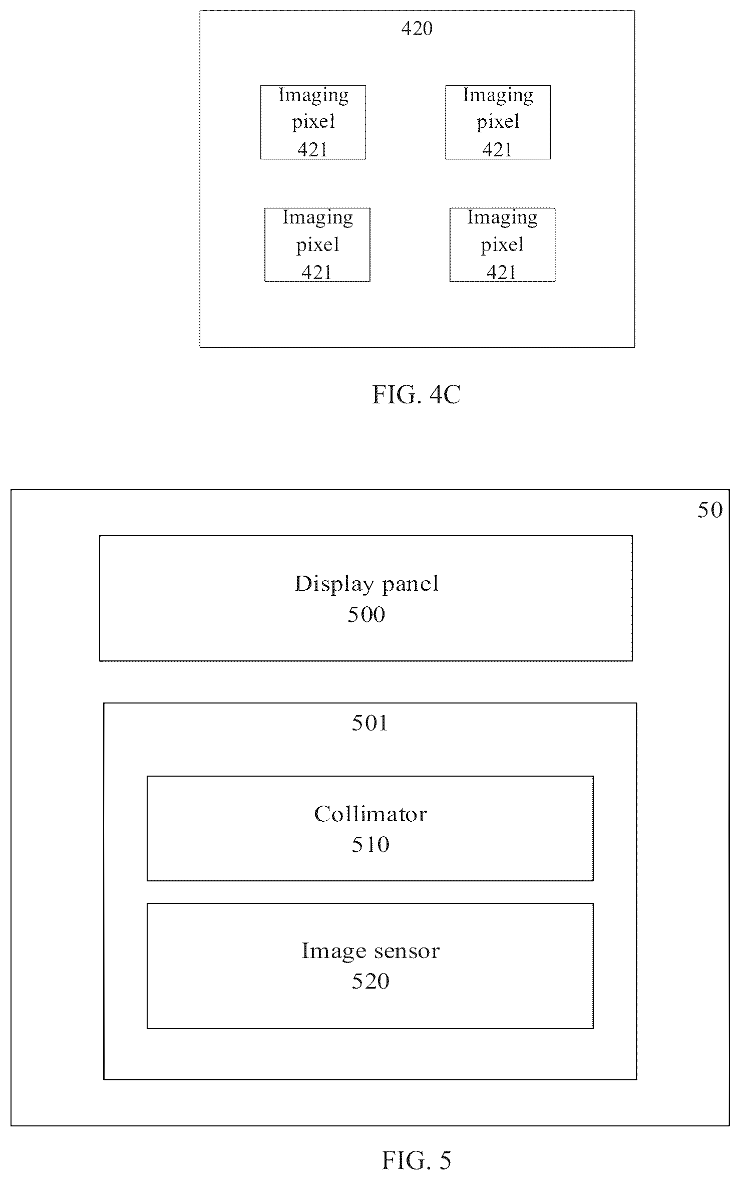 Patent US12105306 Figure 8 – Texture image acquiring device, display device, and collimator