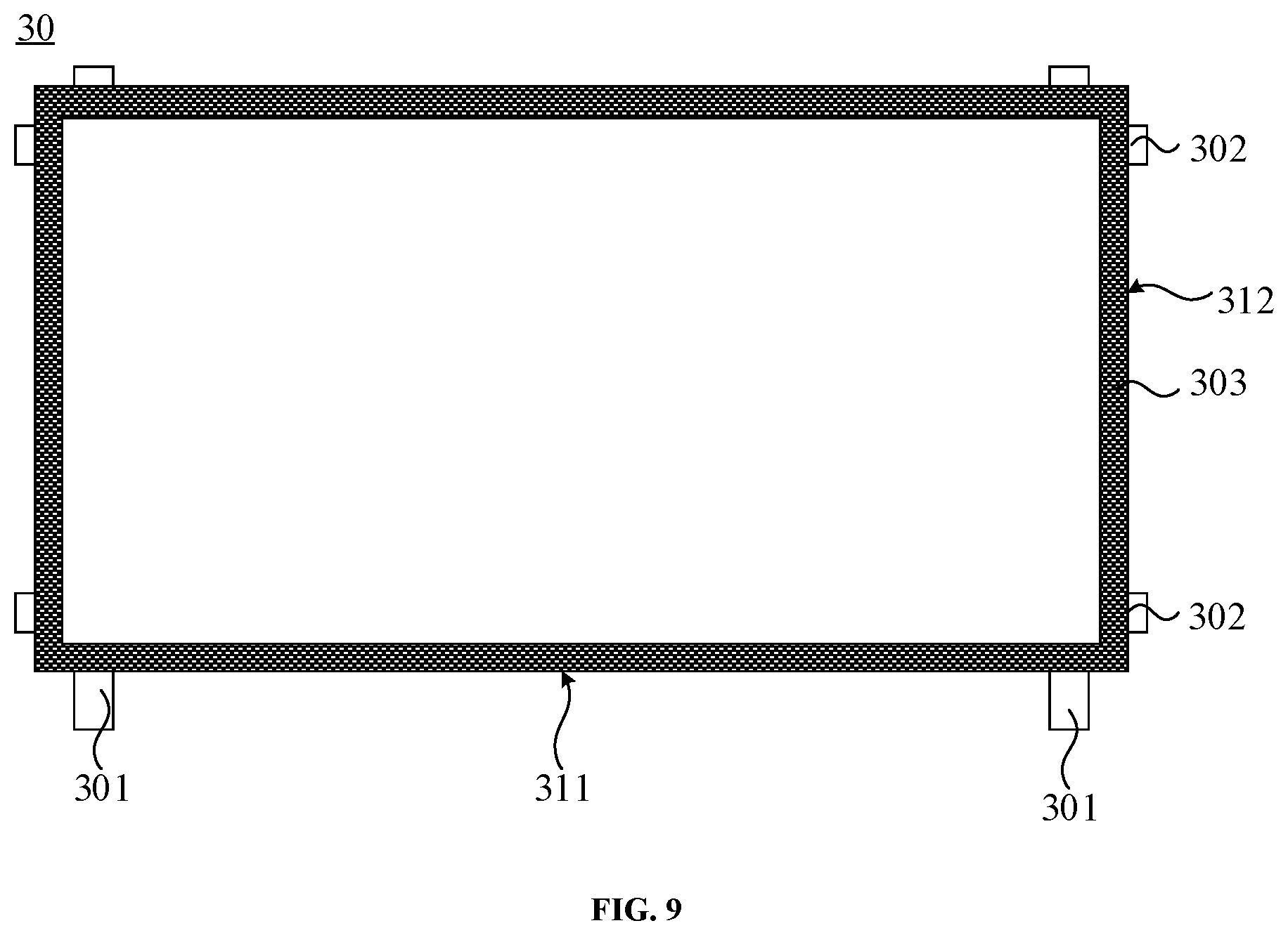 Patent US12105311 Figure 7 – Backlight module, display panel and display apparatus