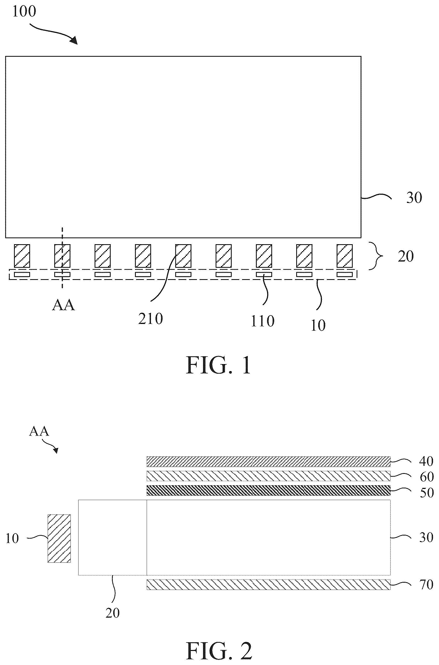 Patent US12105315 Figure 1 – Backlight module and display device including light concentration structure and viewing angle switch assembly