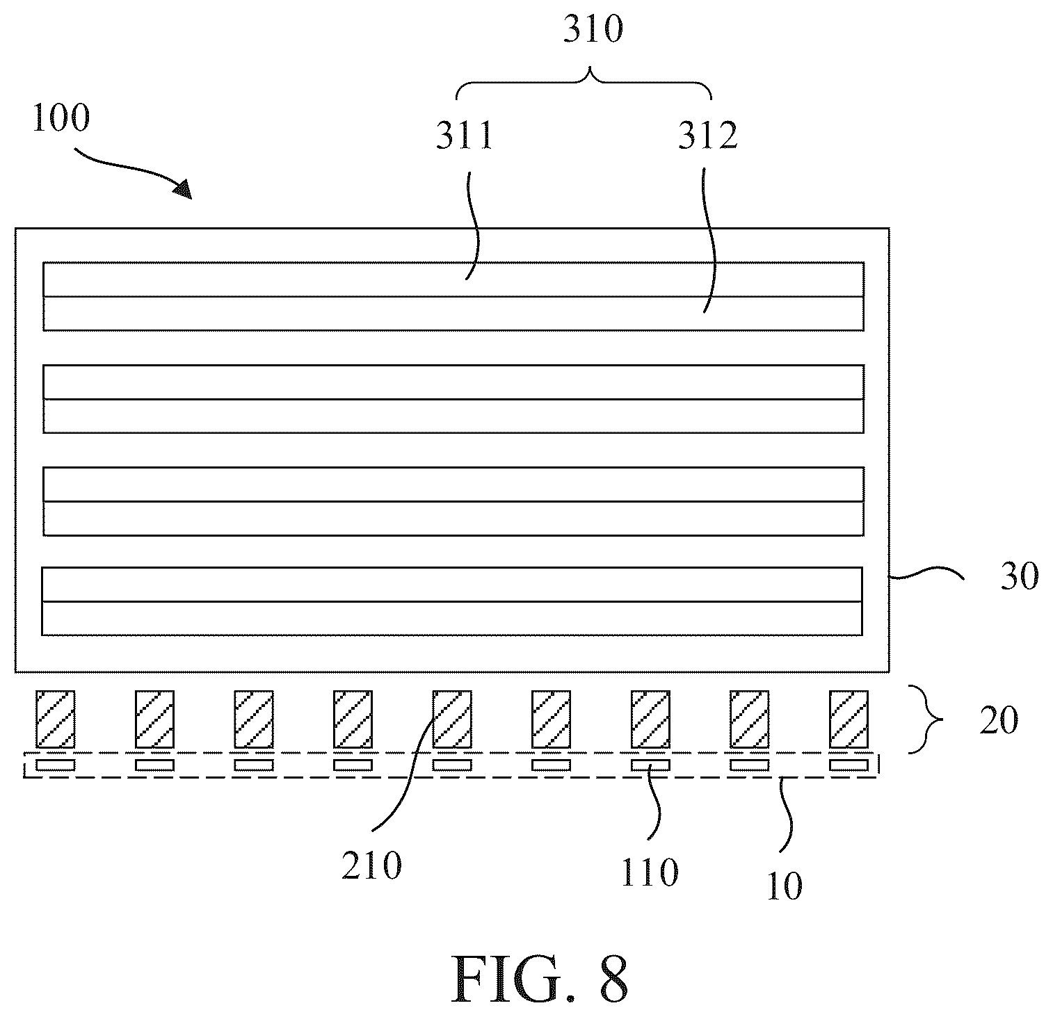 Patent US12105315 Figure 5 – Backlight module and display device including light concentration structure and viewing angle switch assembly