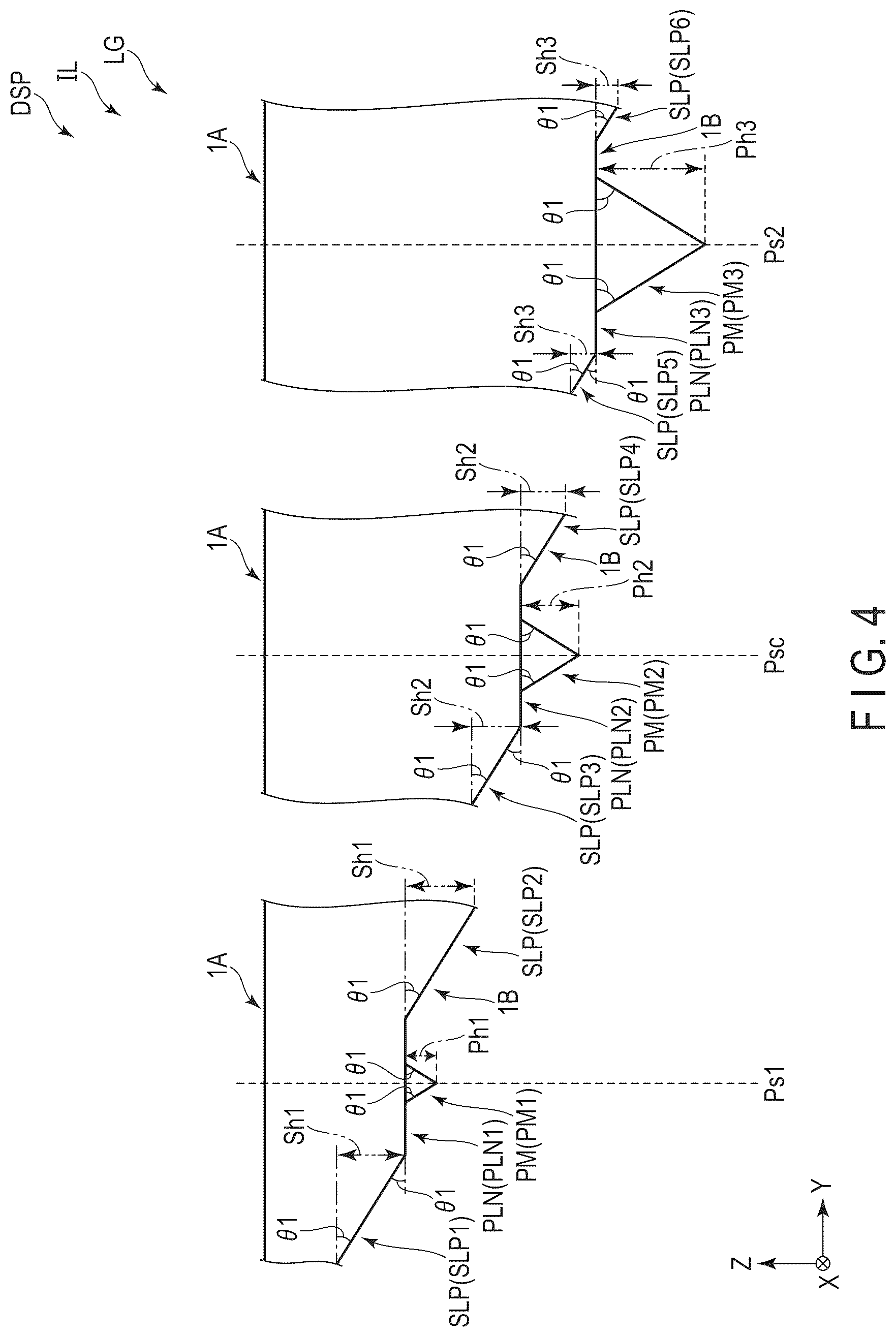 Patent US12105316 Figure 4 – Illumination device and display device