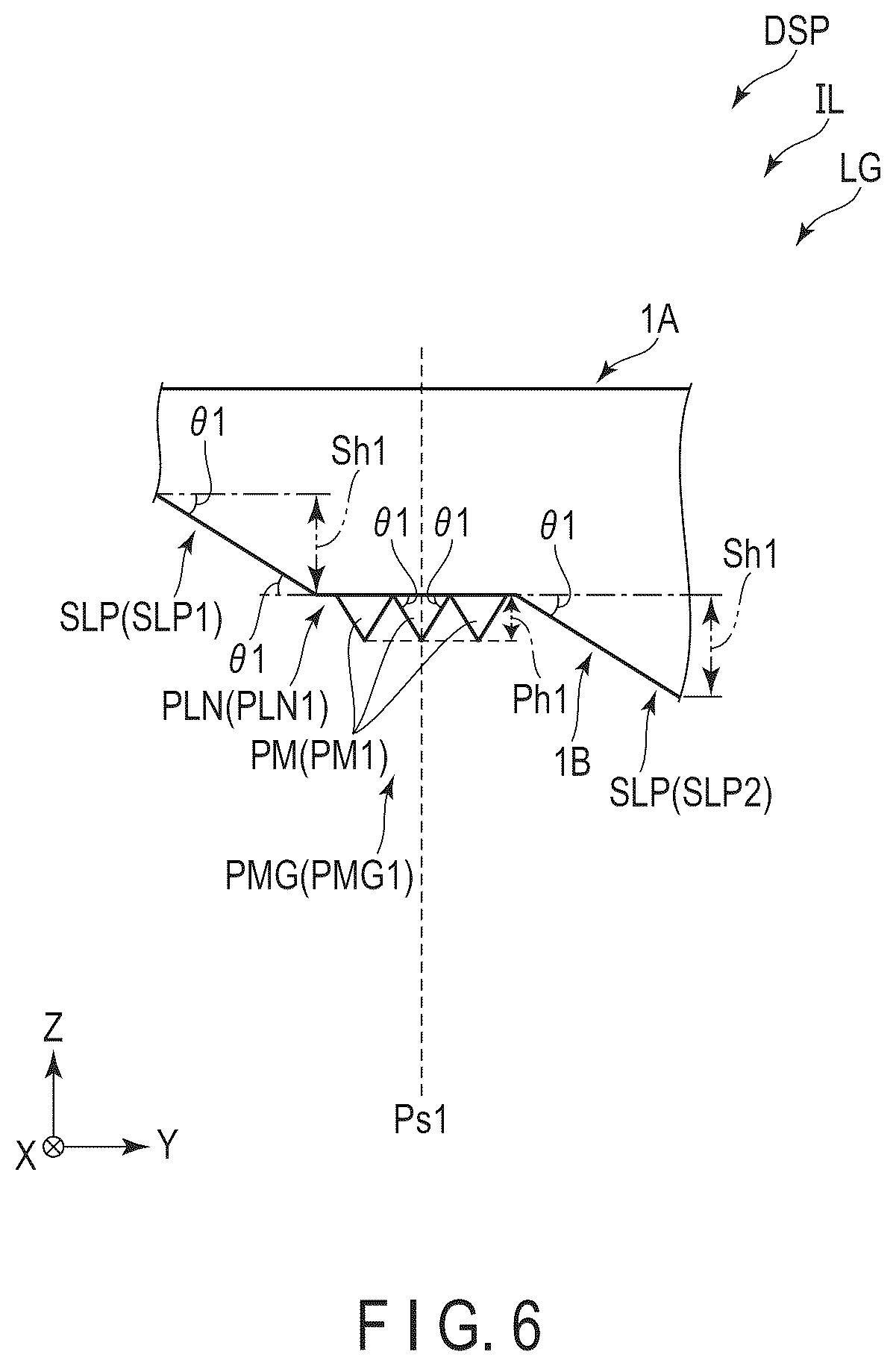 Patent US12105316 Figure 6 – Illumination device and display device