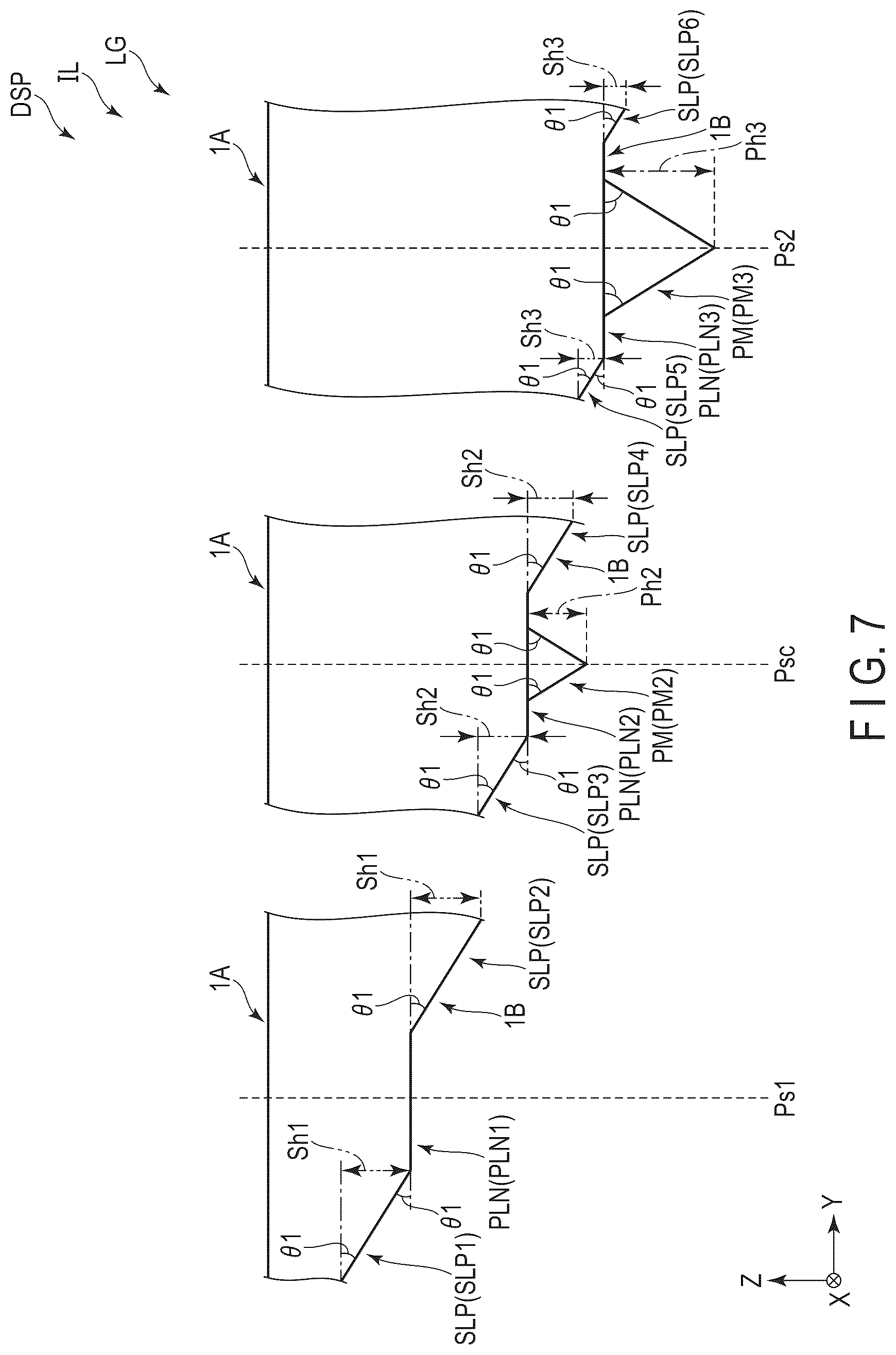 Patent US12105316 Figure 7 – Illumination device and display device