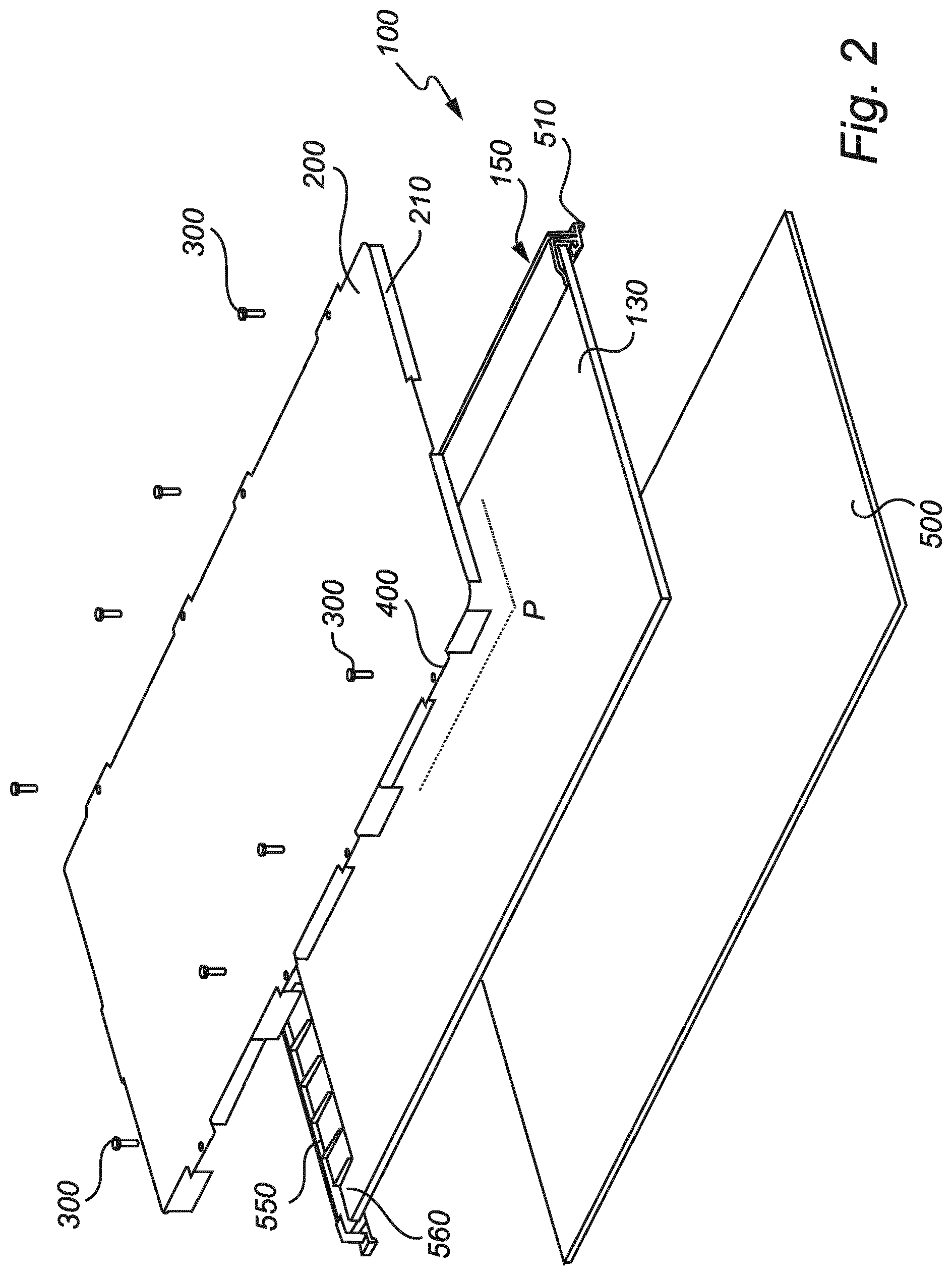 Patent US12105319 Figure 2 – Lighting arrangement with light guide element