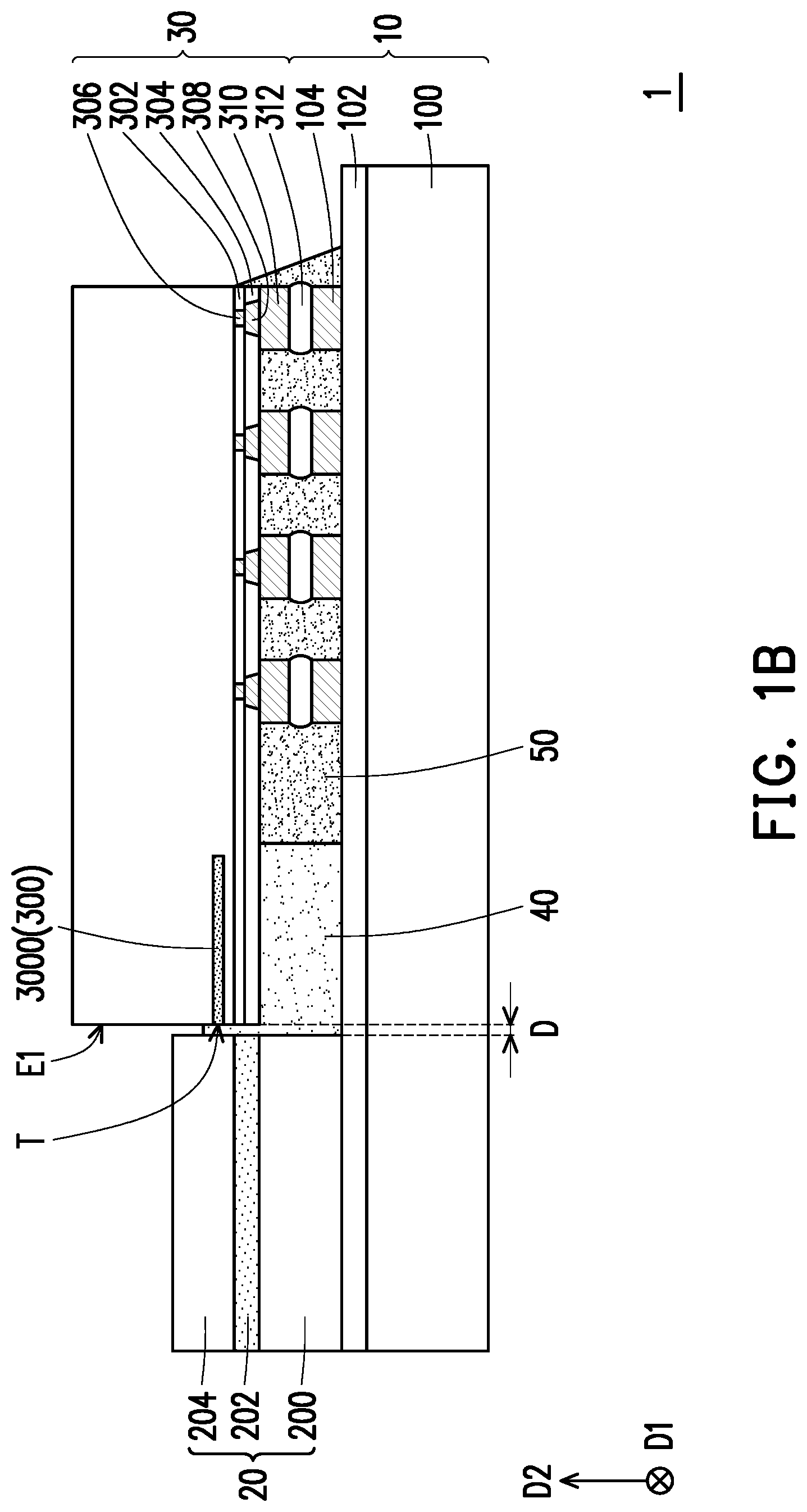 Patent US12105323 Figure 2 – Semiconductor package