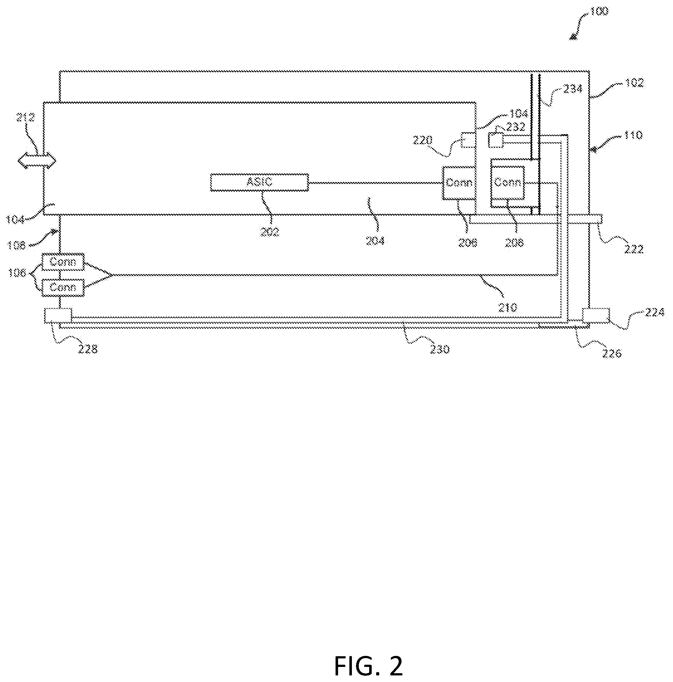 Patent US12105330 Figure 2 – Switch sub-chassis systems and methods