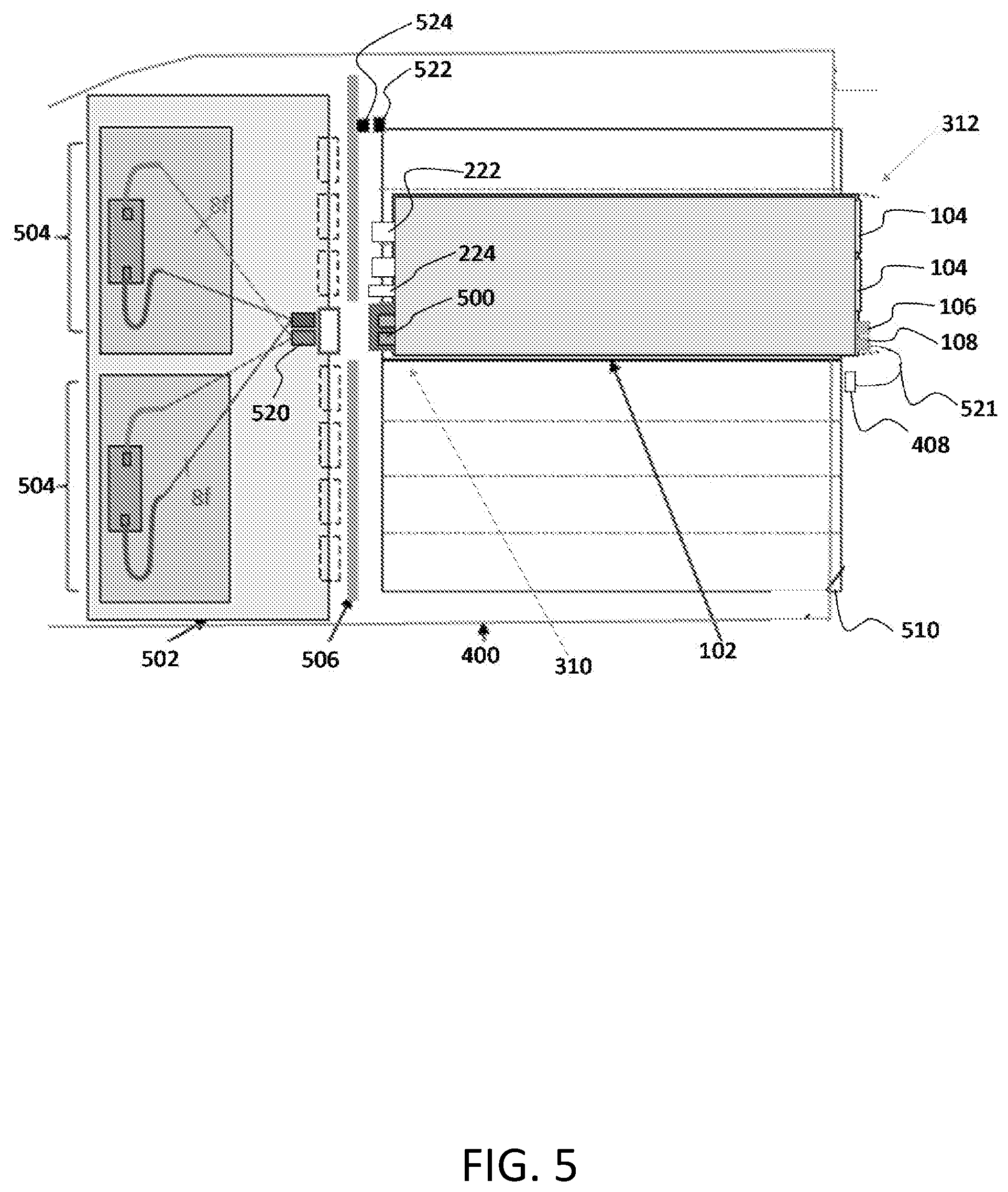 Patent US12105330 Figure 5 – Switch sub-chassis systems and methods