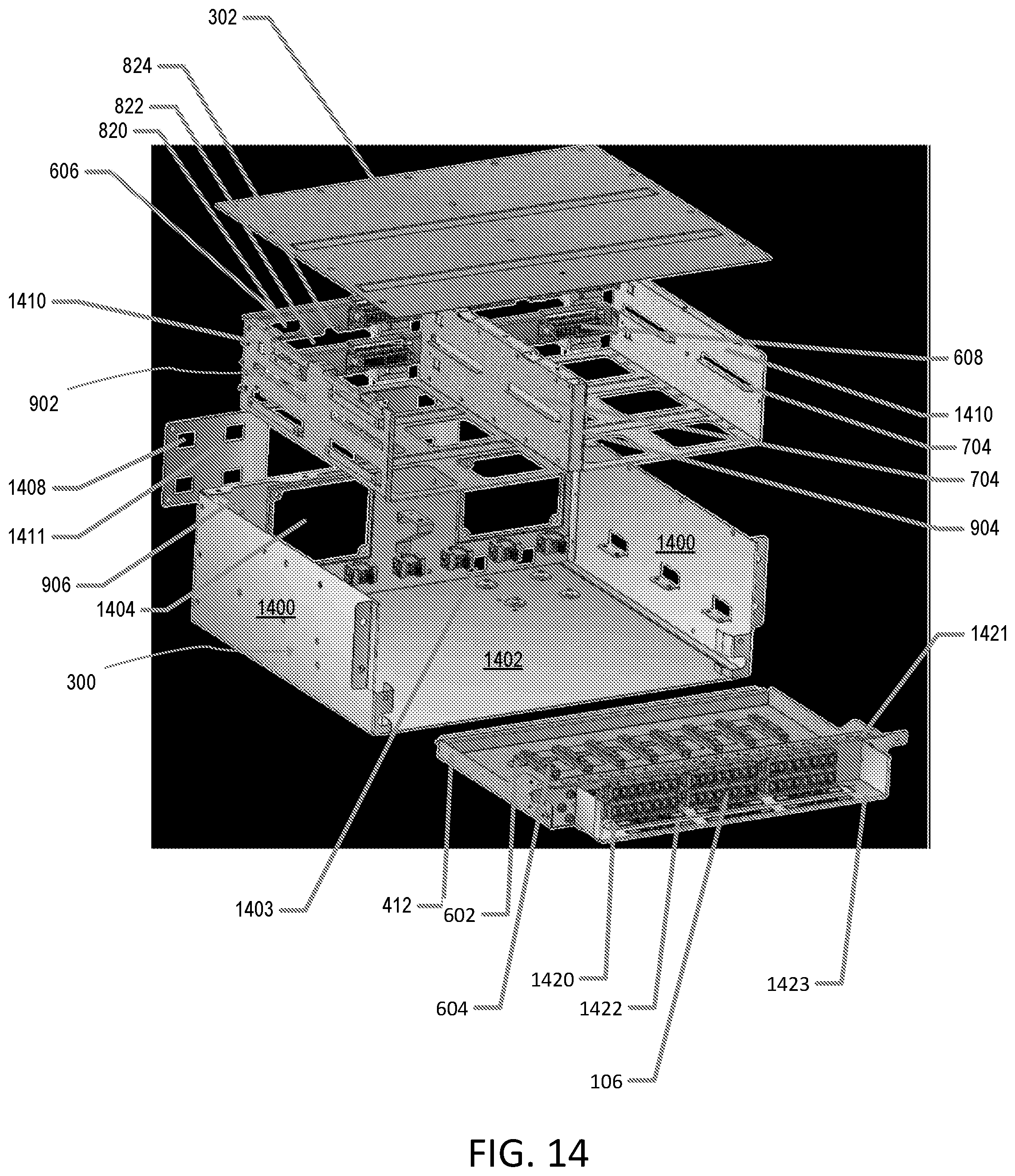 Patent US12105330 Figure 14 – Switch sub-chassis systems and methods