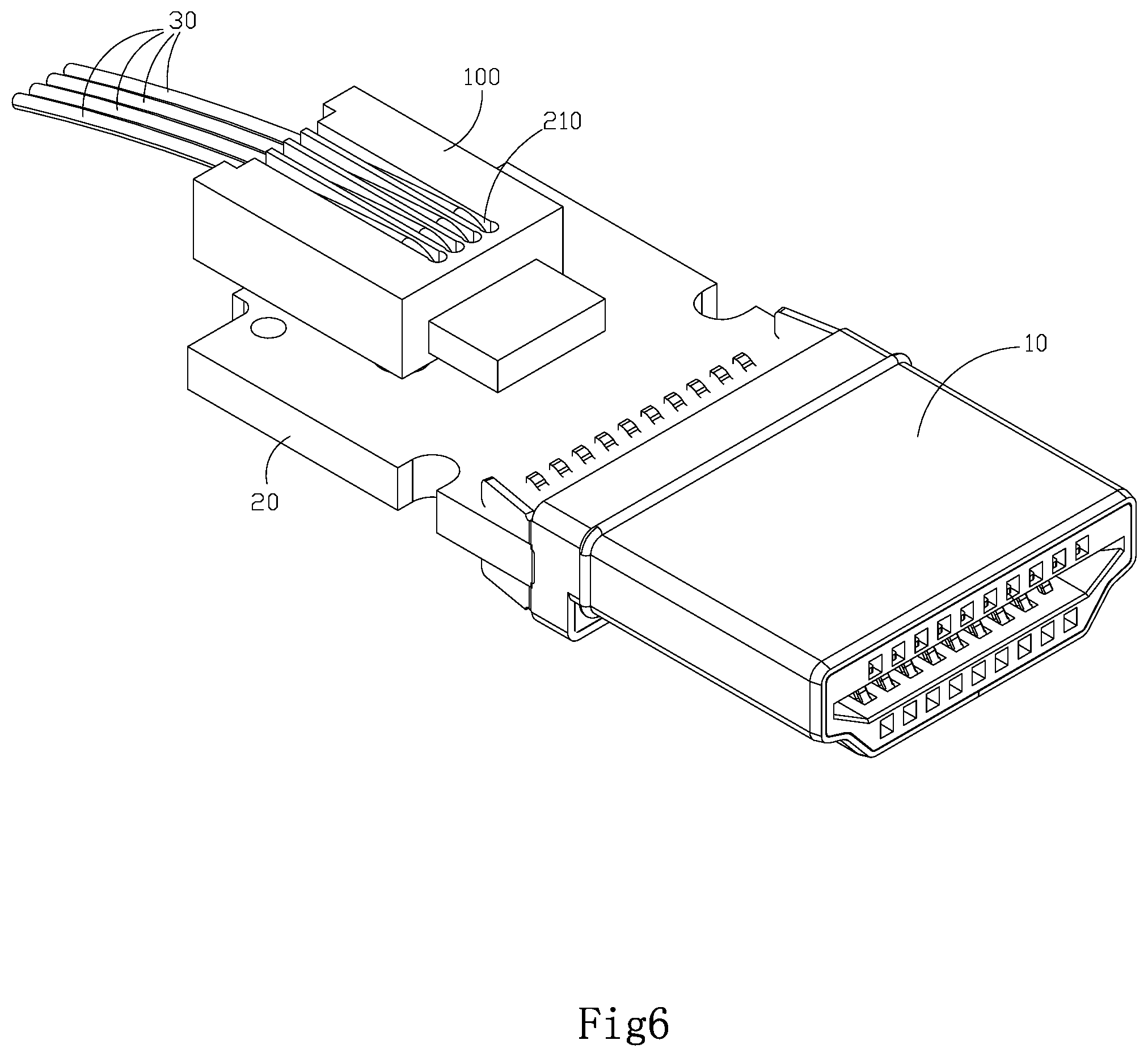 Patent US12105334 Figure 6 – Optical fiber signal direct guided optical module